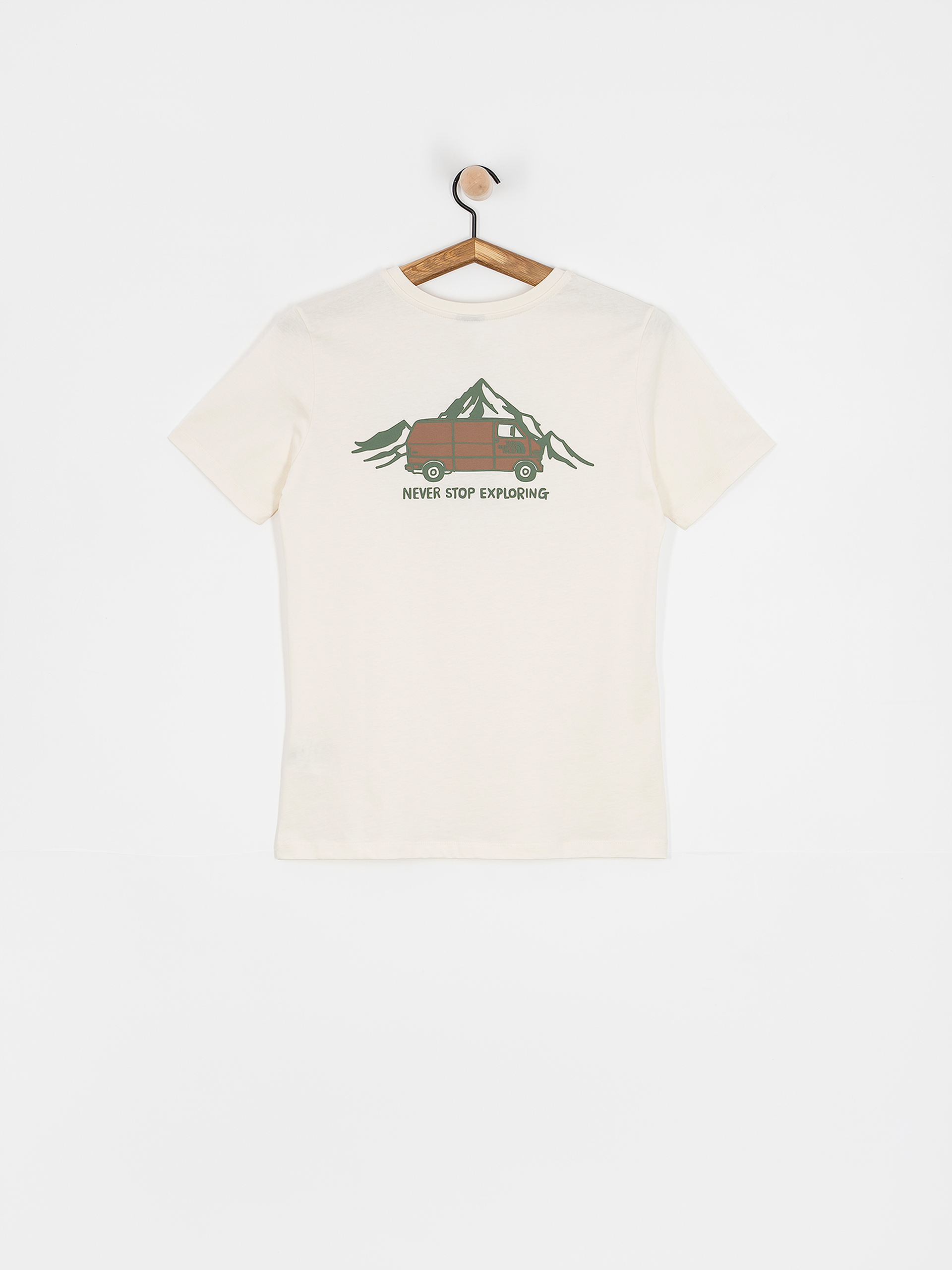 売れ筋商品|||ノースフェイス カットソー トップス レディース Short-Sleeve Outdoor Graphic T-Shirt - Women's White Dune Buy The North Face Women's Outdoors Together Tee by The