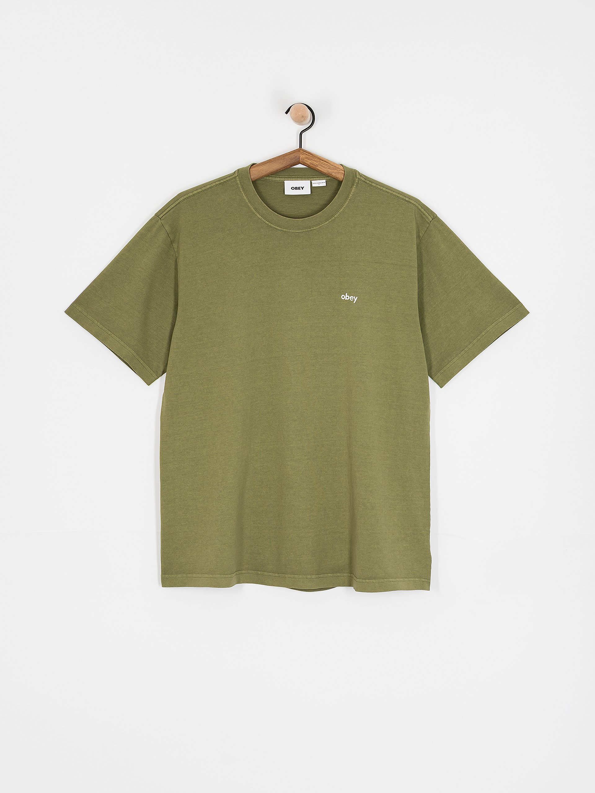 OBEY Lowercase Pigment T-Shirt (pigment moss green)