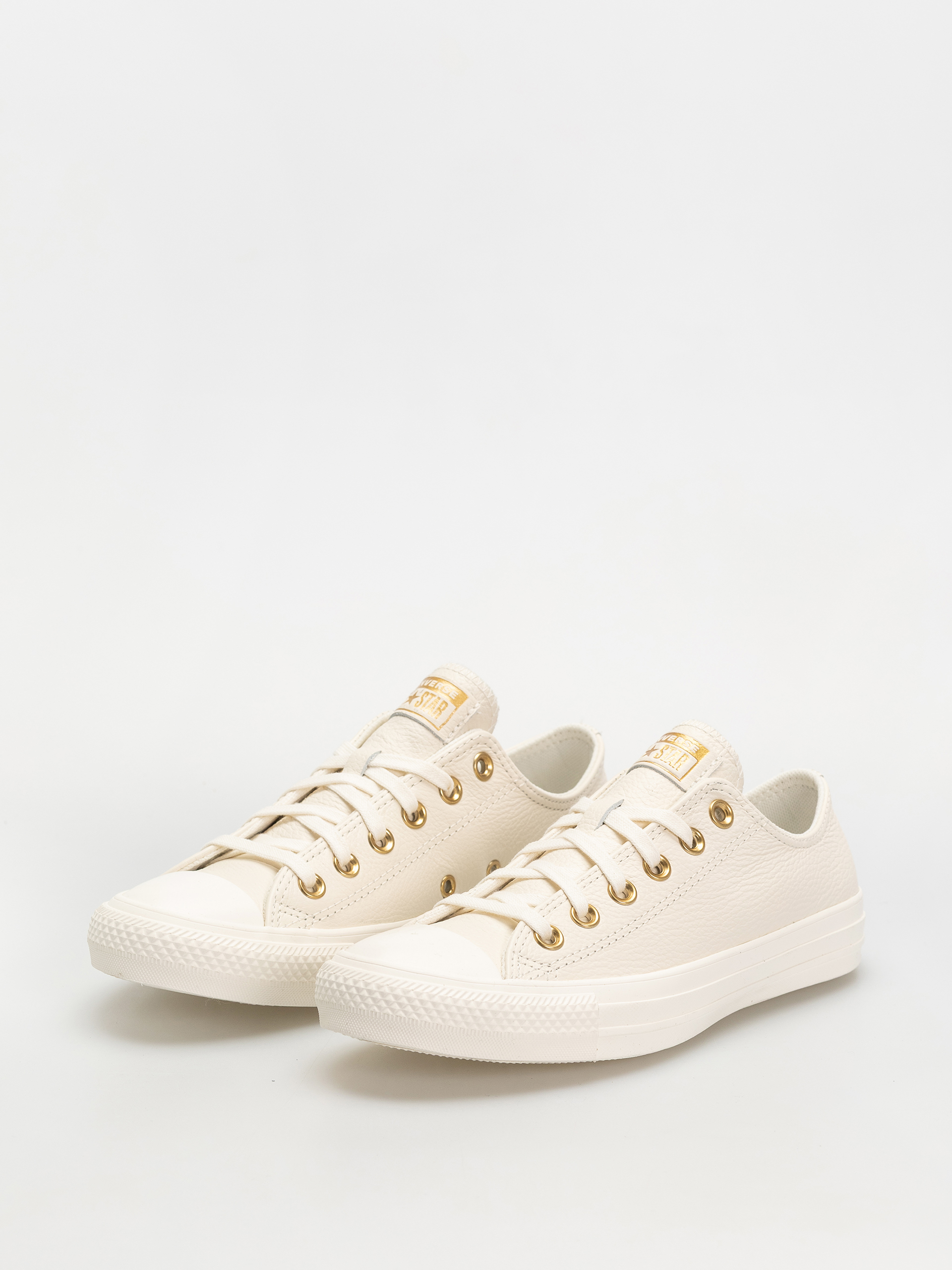 Converse Chuck Taylor All Star Ox Wmn Chucks (egret/egret/gold)