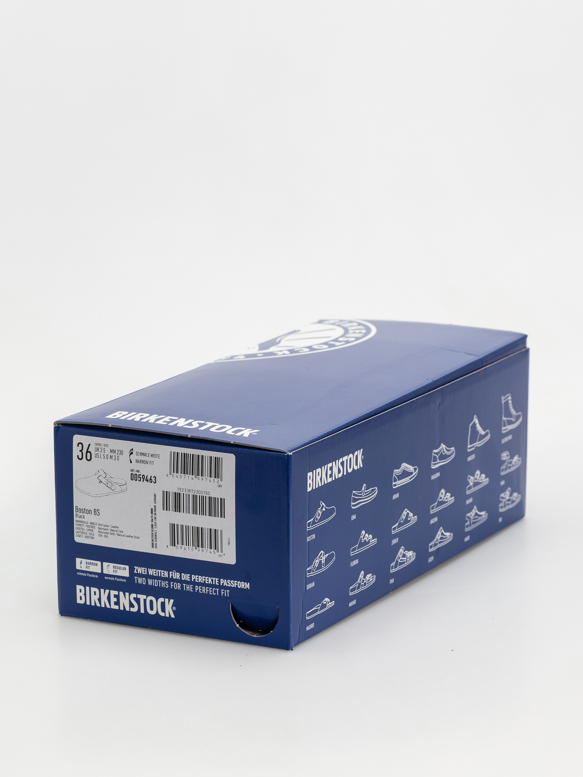 Birkenstock Boston Oiled Leather Narrow Wmn Flip-flops (black)