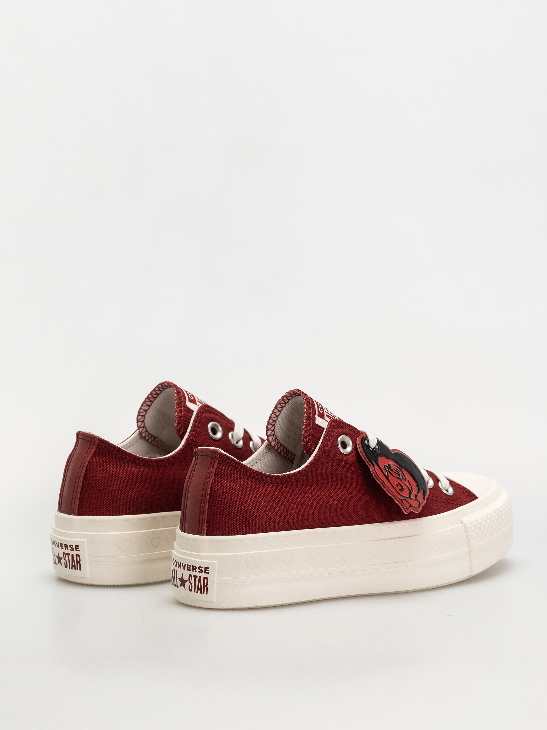Converse Chuck Taylor All Star Lift Ox Wmn Chucks - burgundy