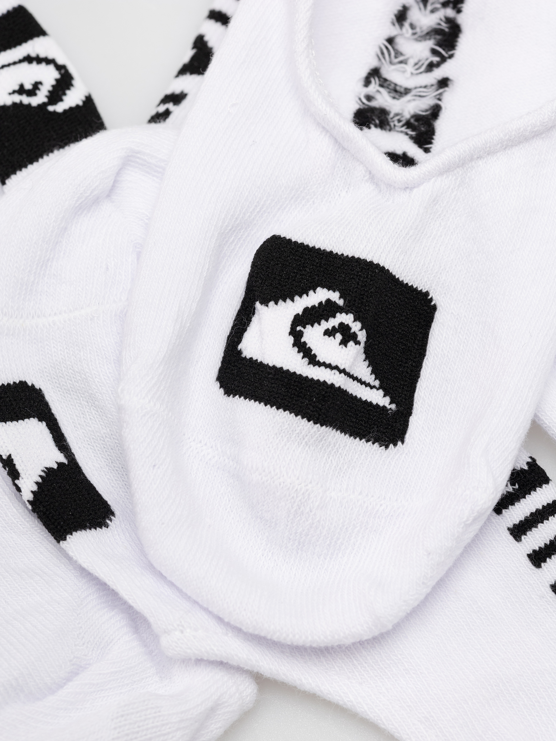 Quiksilver 5 Liner Pack Socks (white)