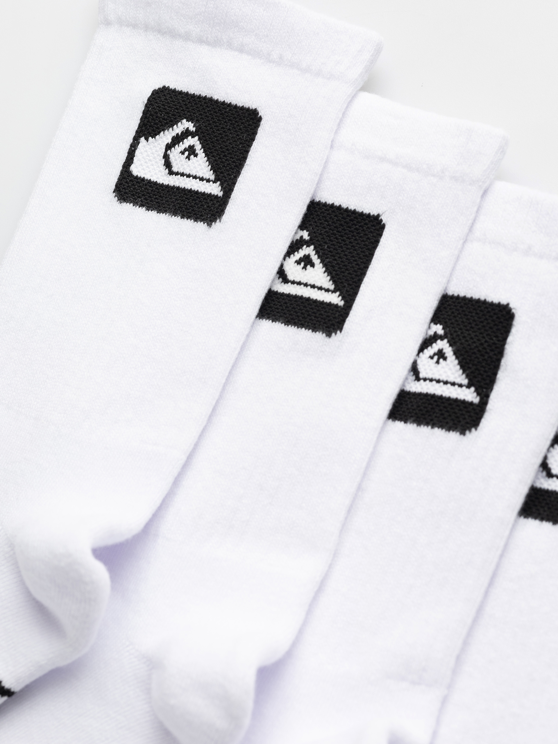 Quiksilver 5 Crew Pack Socks (white)