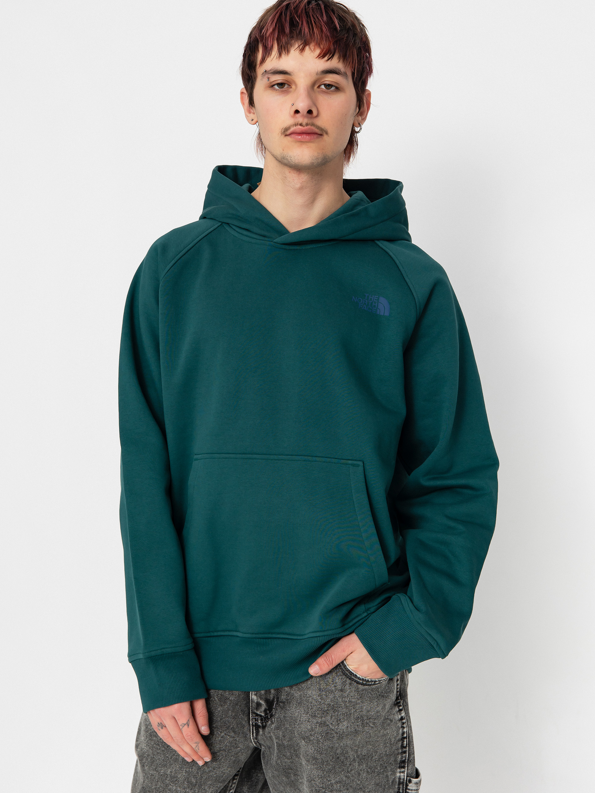 The North Face Raglan Box Nse HD Hoodie (deep nori/estate blue)