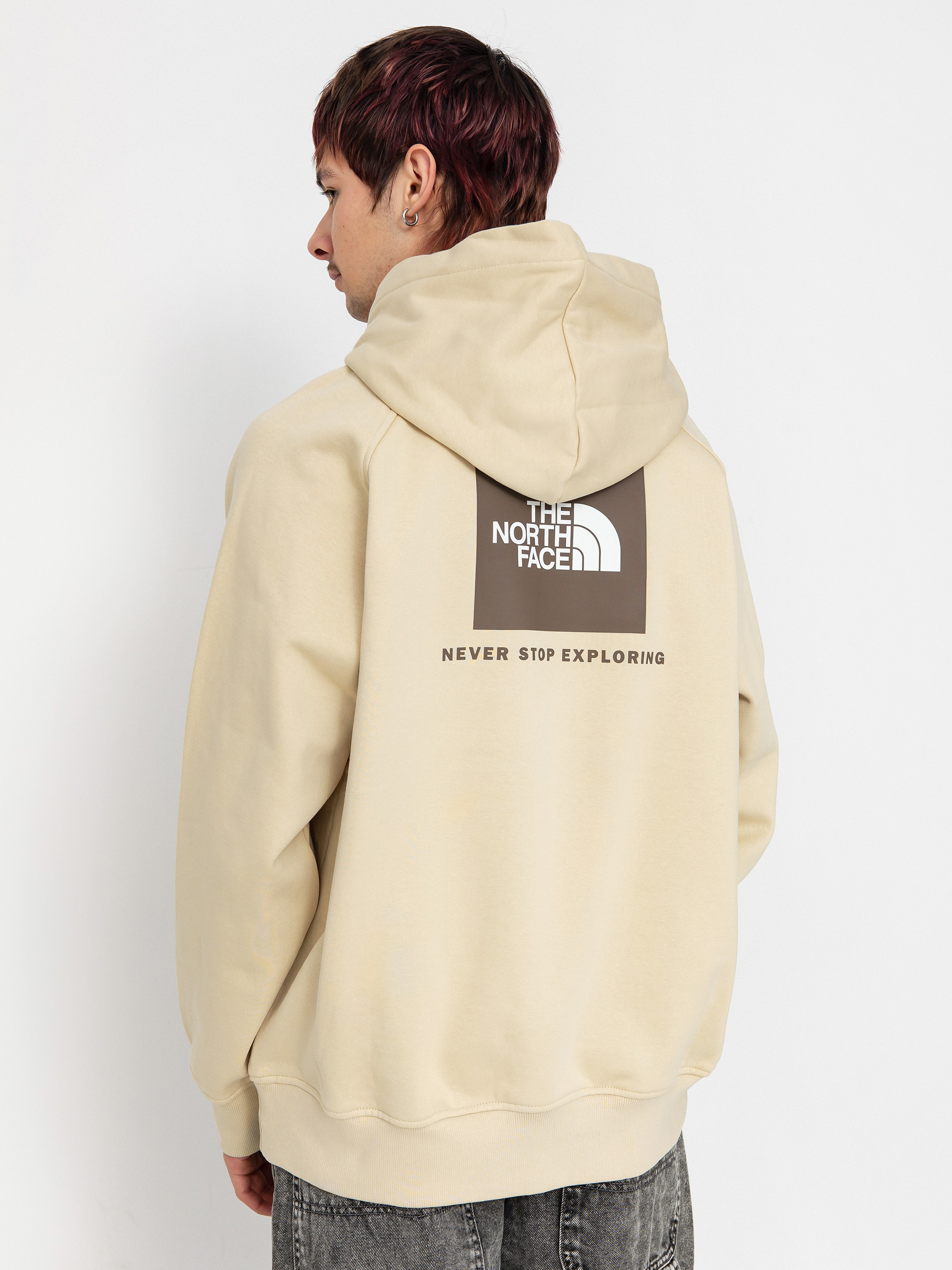 The North Face Raglan Box Nse HD Hoodie (gravel/smokey brown)