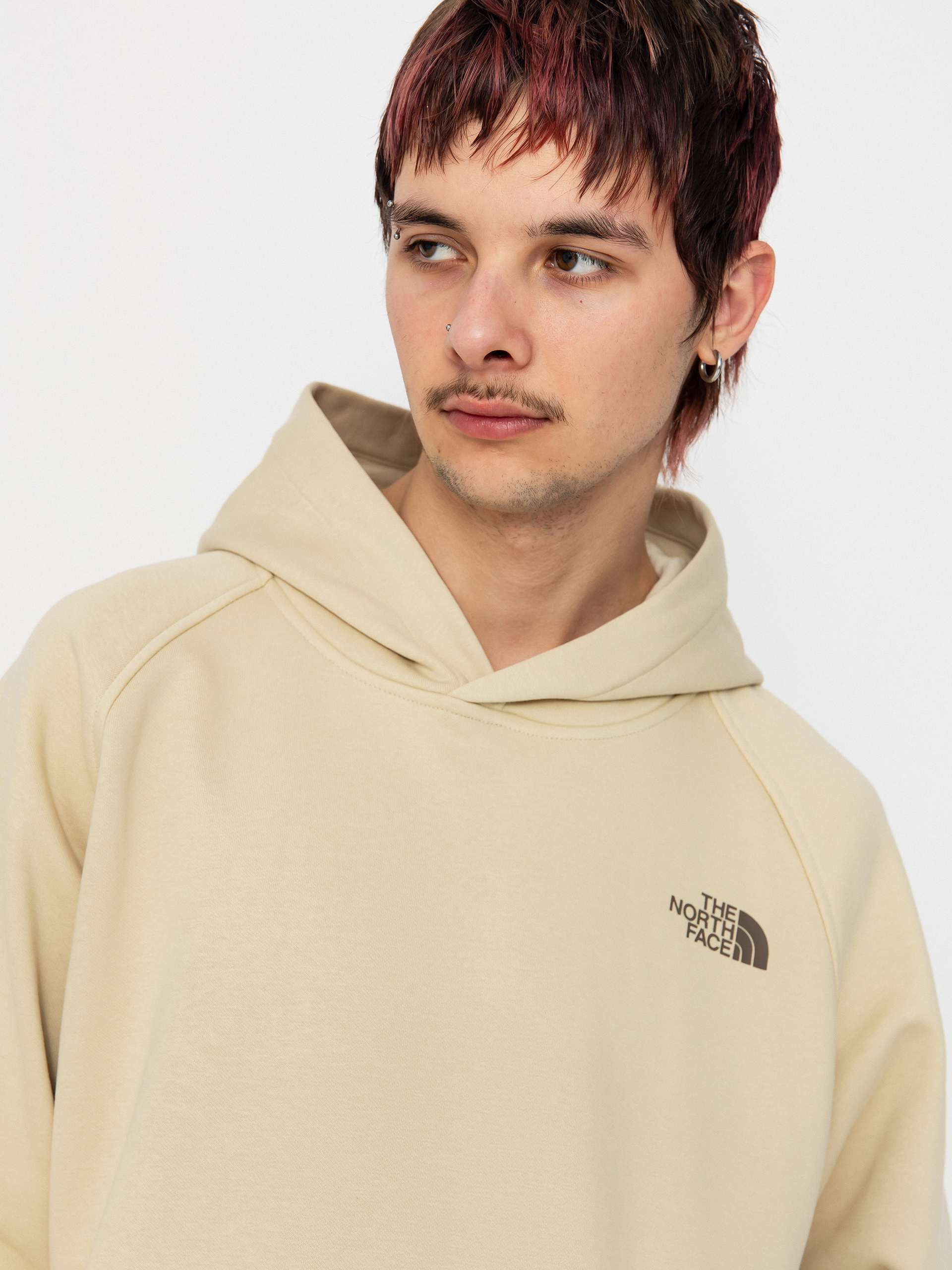 The North Face Raglan Box Nse HD Hoodie (gravel/smokey brown)