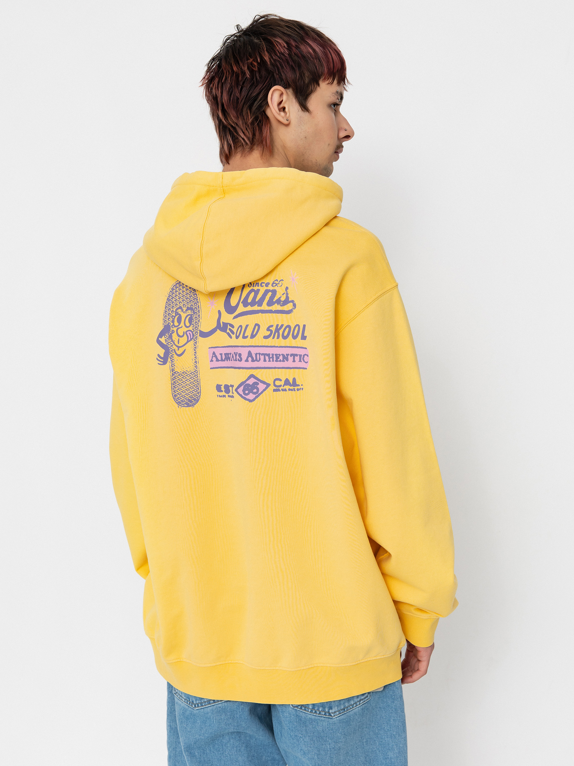 Vans Waffle Stomp Loose Ft HD Hoodie (banana cream)