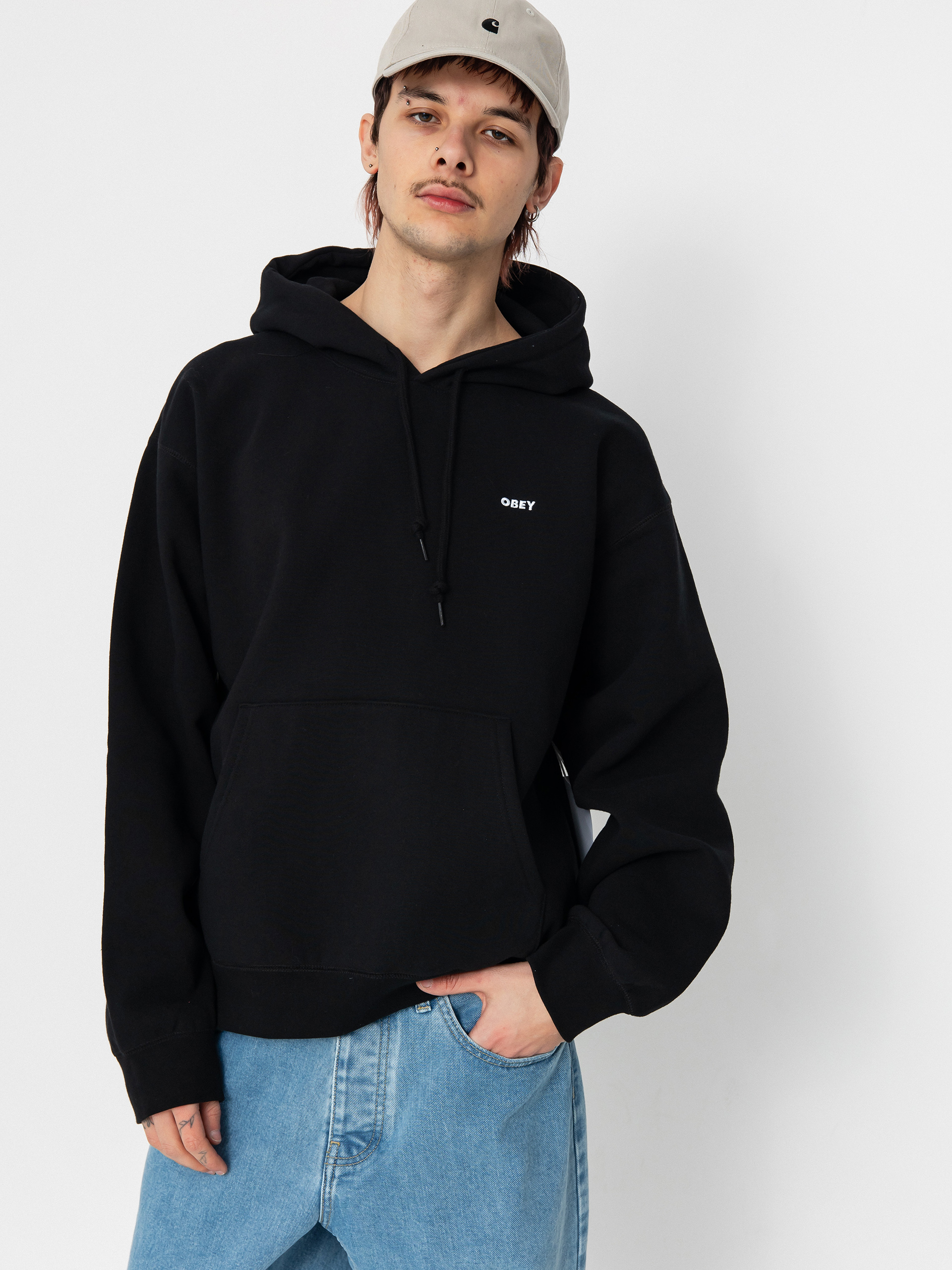 OBEY Established Works Bold II HD Hoodie (black)