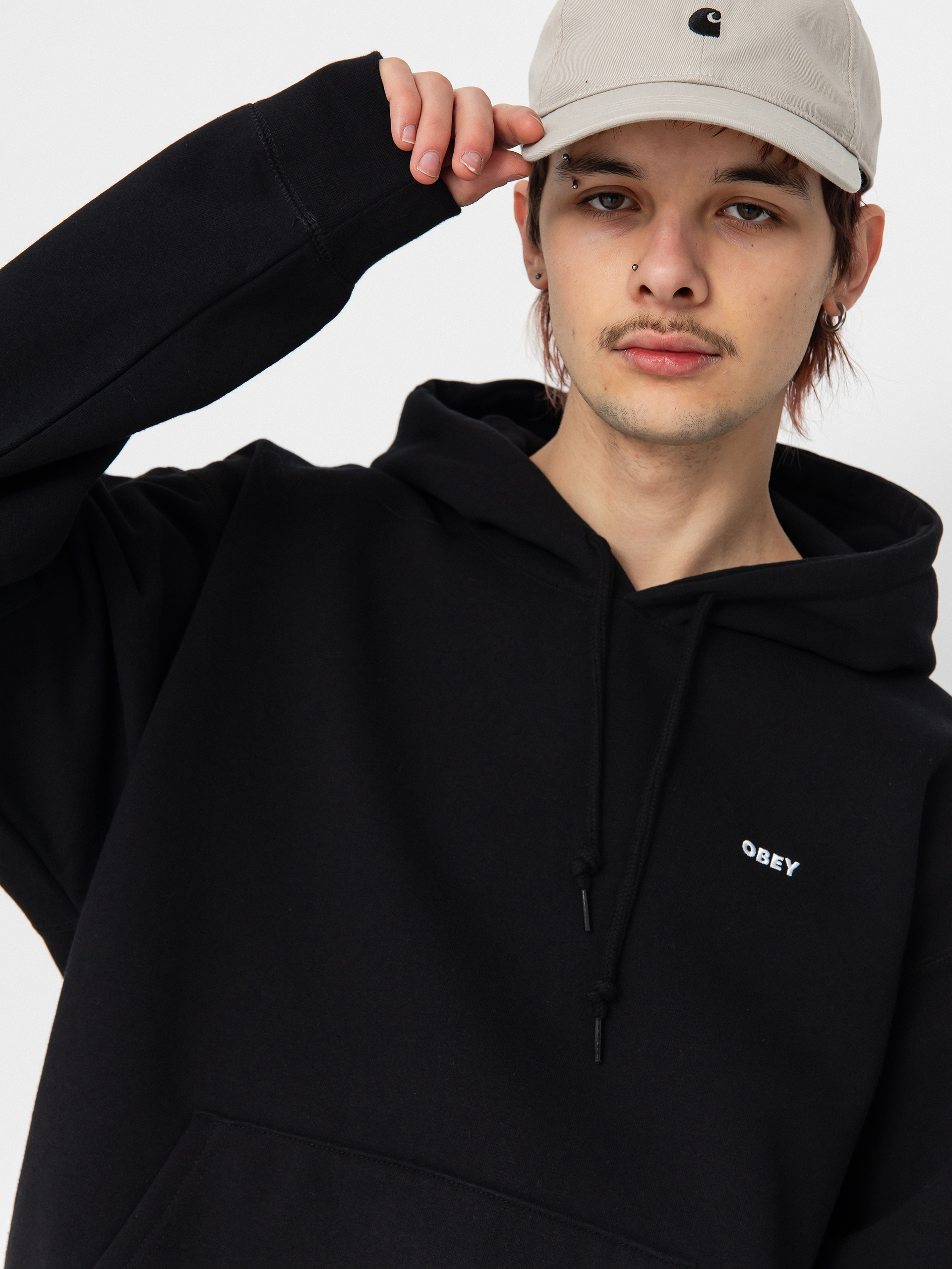 OBEY Established Works Bold II HD Hoodie (black)