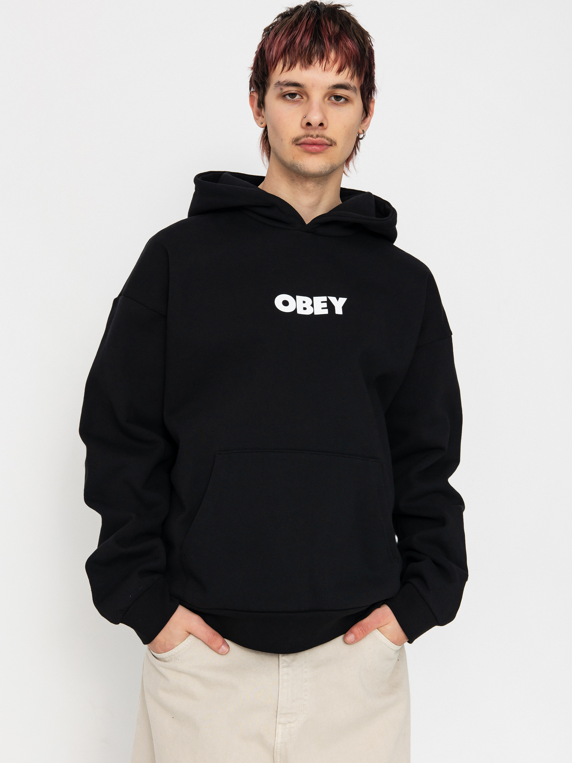 OBEY Bold Extra Heavy HD Hoodie (black)