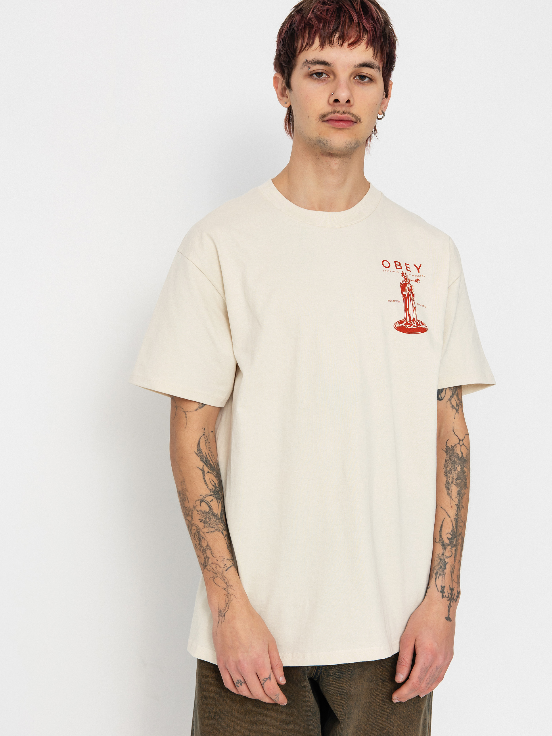 OBEY Premium Sounds T-Shirt (cream)