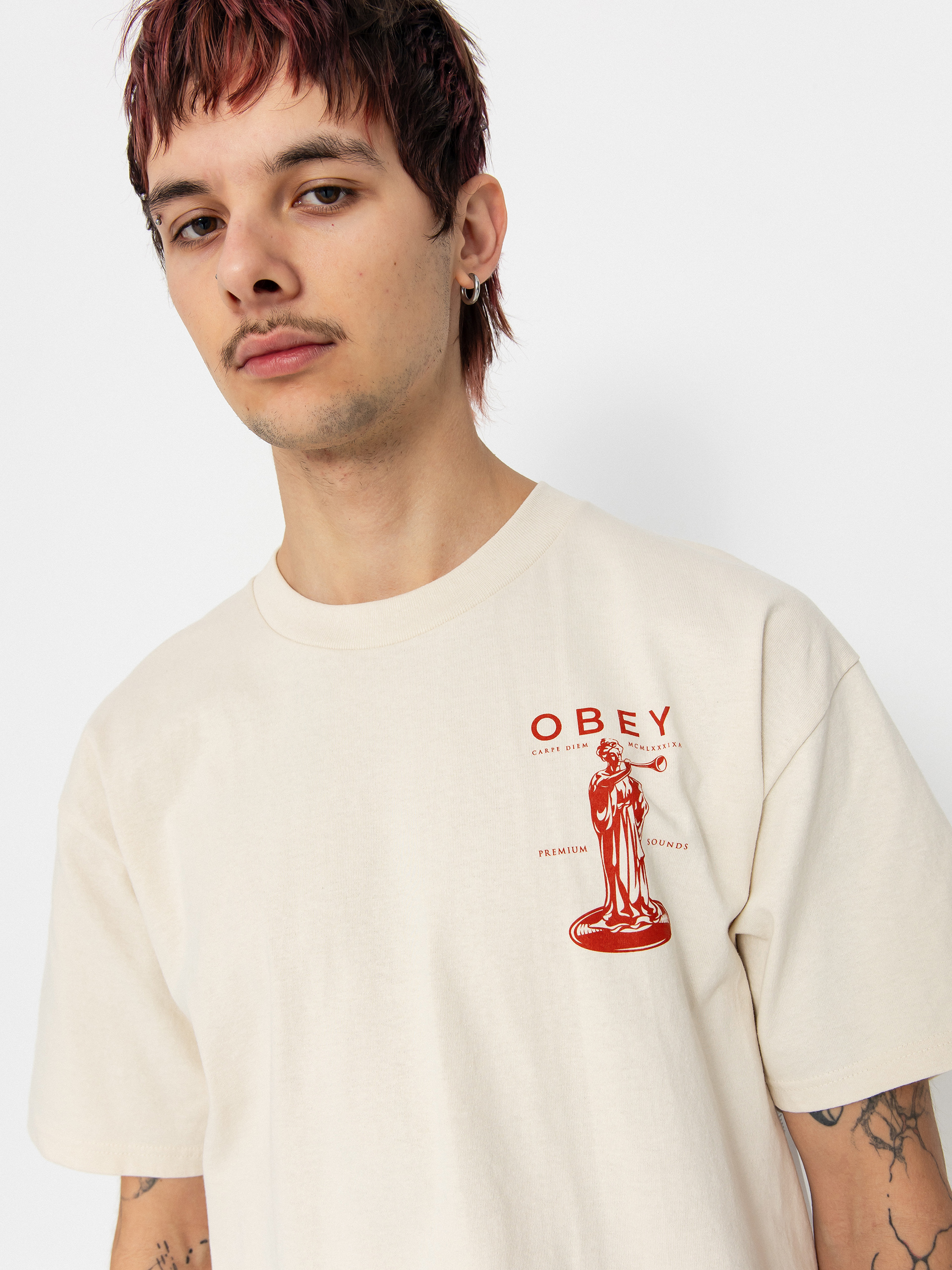 OBEY Premium Sounds T-Shirt (cream)