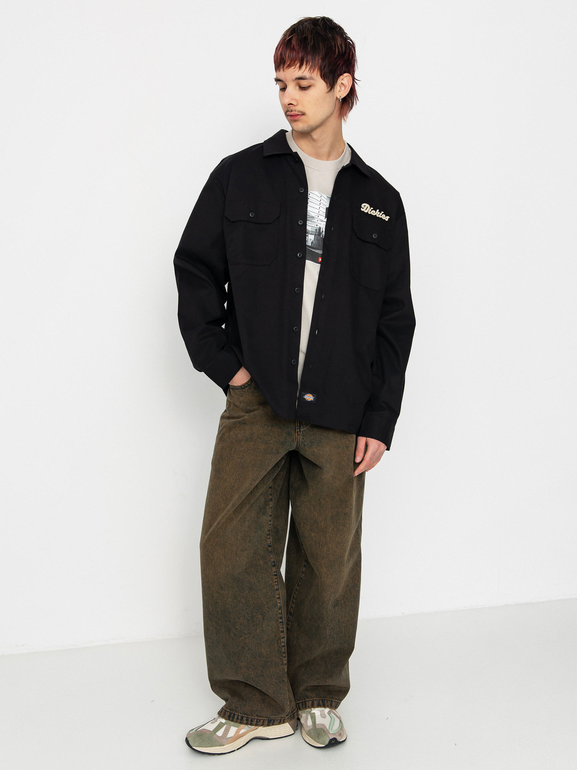 Dickies Lewistown Hemd (black)