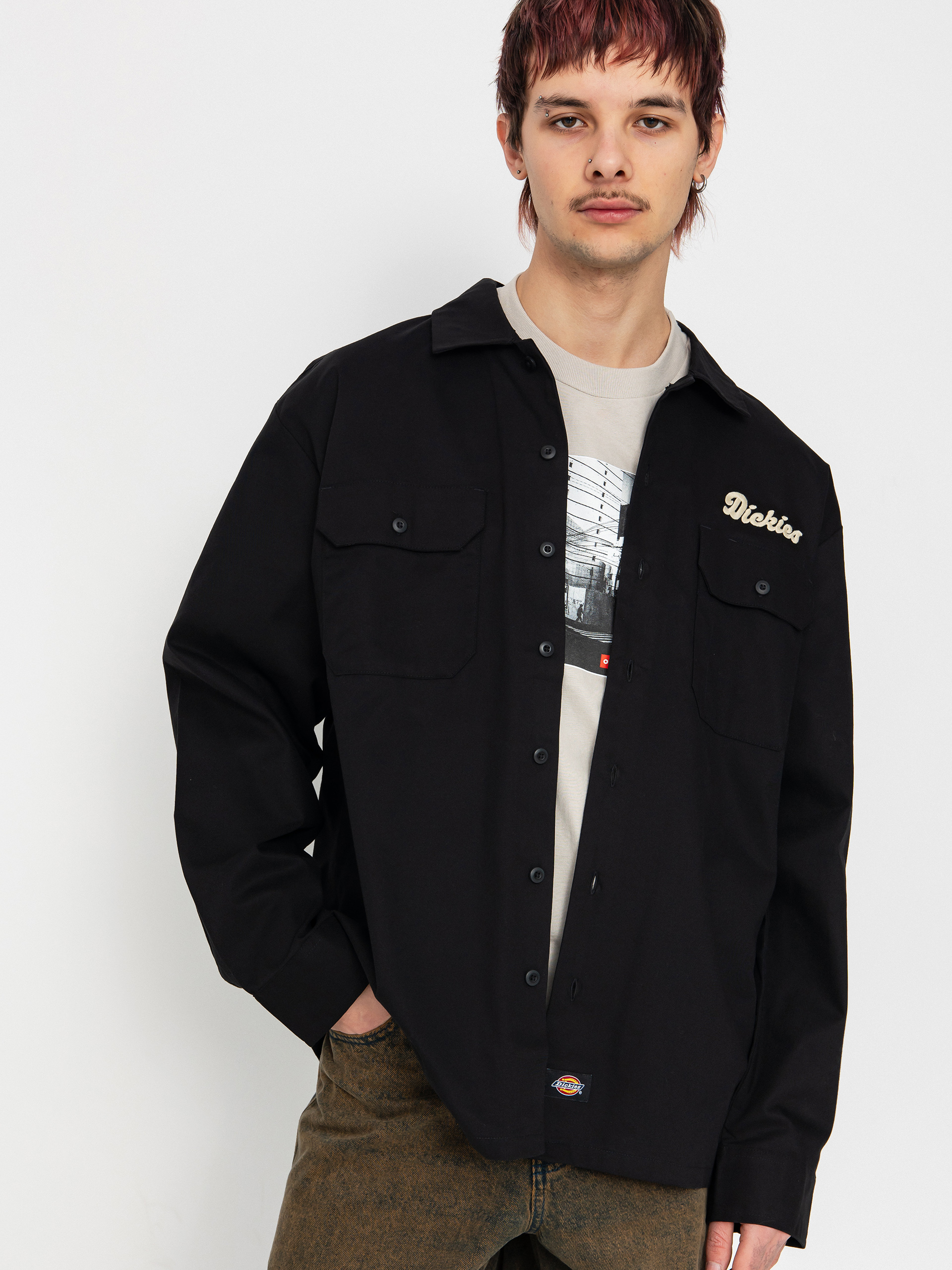 Dickies Lewistown Hemd (black)