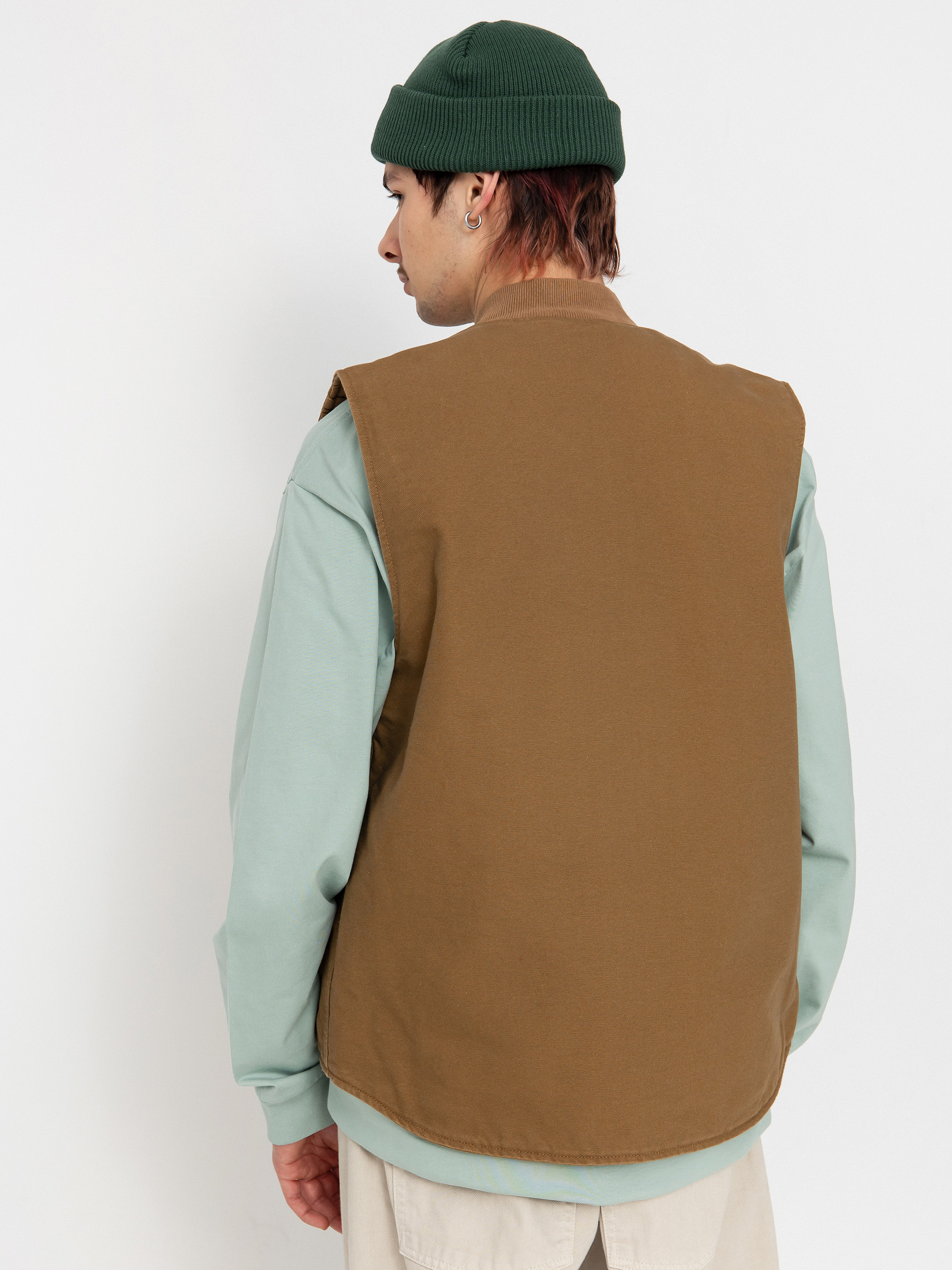 トップス Carhartt WIP CLASSIC VEST Hamilton Brown Carhartt WIP - Classic Vest - Hamilton Brown Rinsed