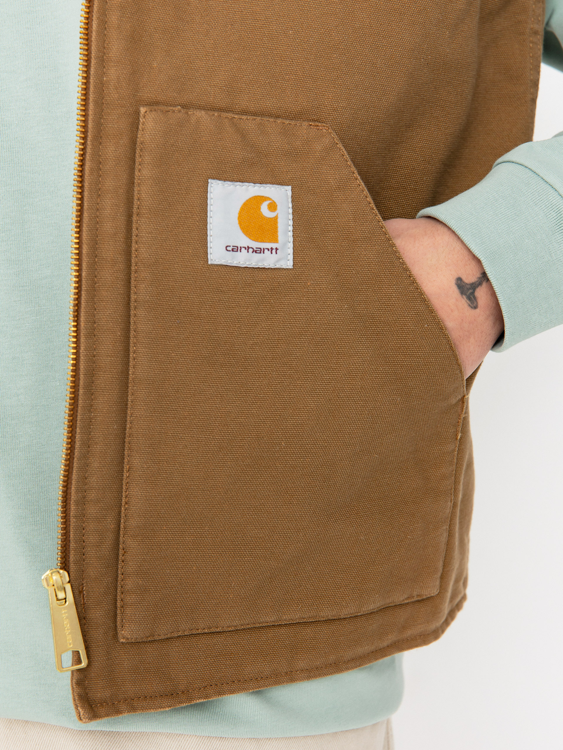 Carhartt WIP Classic Vest - brown (hamilton brown)