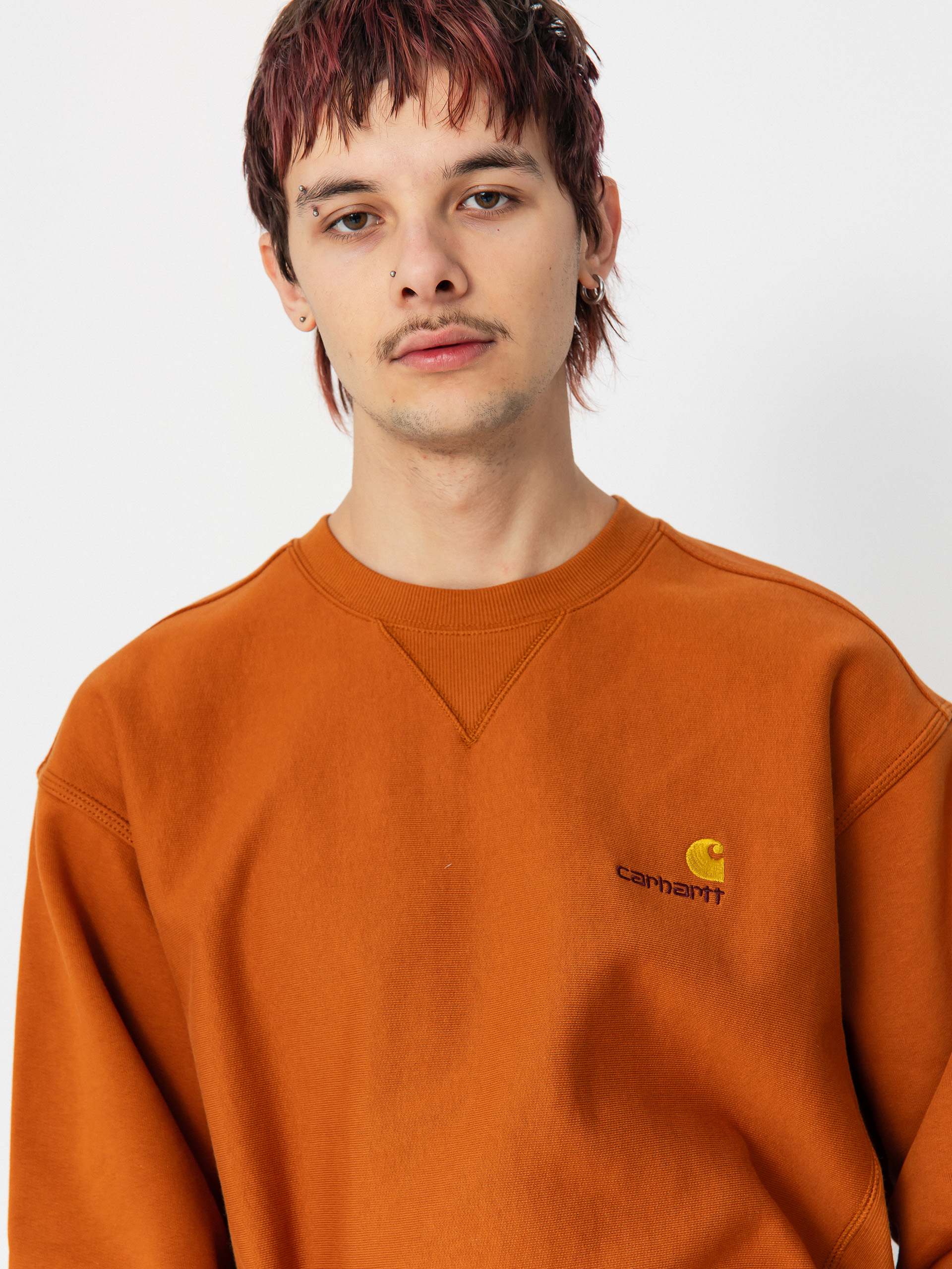 Carhartt WIP American Script Sweatshirt (sienna)