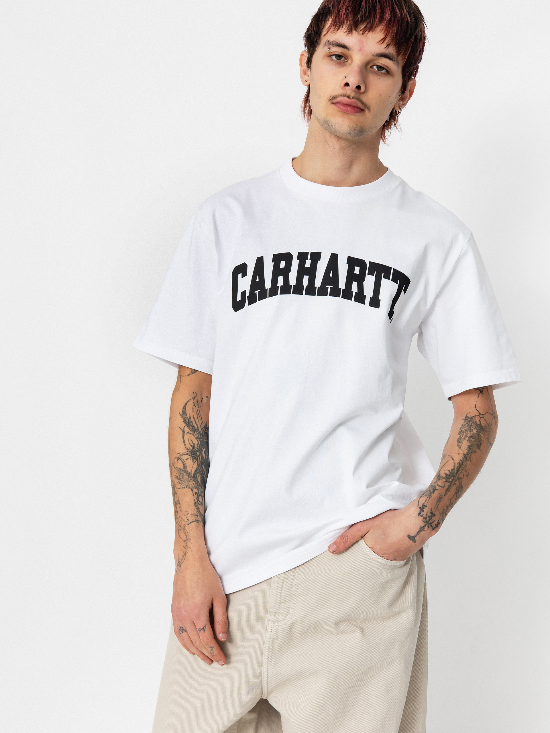 Carhartt WIP University T-Shirt (white/black)