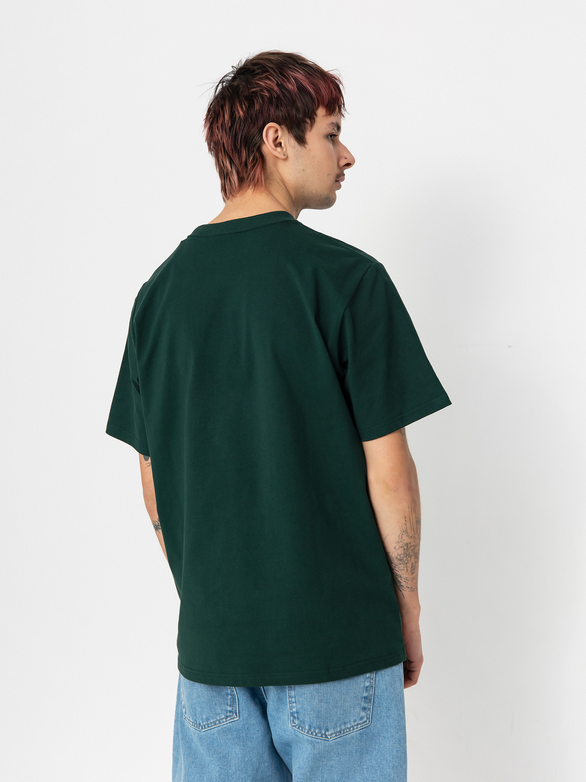★ドイツ発*carhartt WIP*新作*University Tシャツ/CONIFER★ Carhartt WIP University T-Shirt - green (conifer/white)
