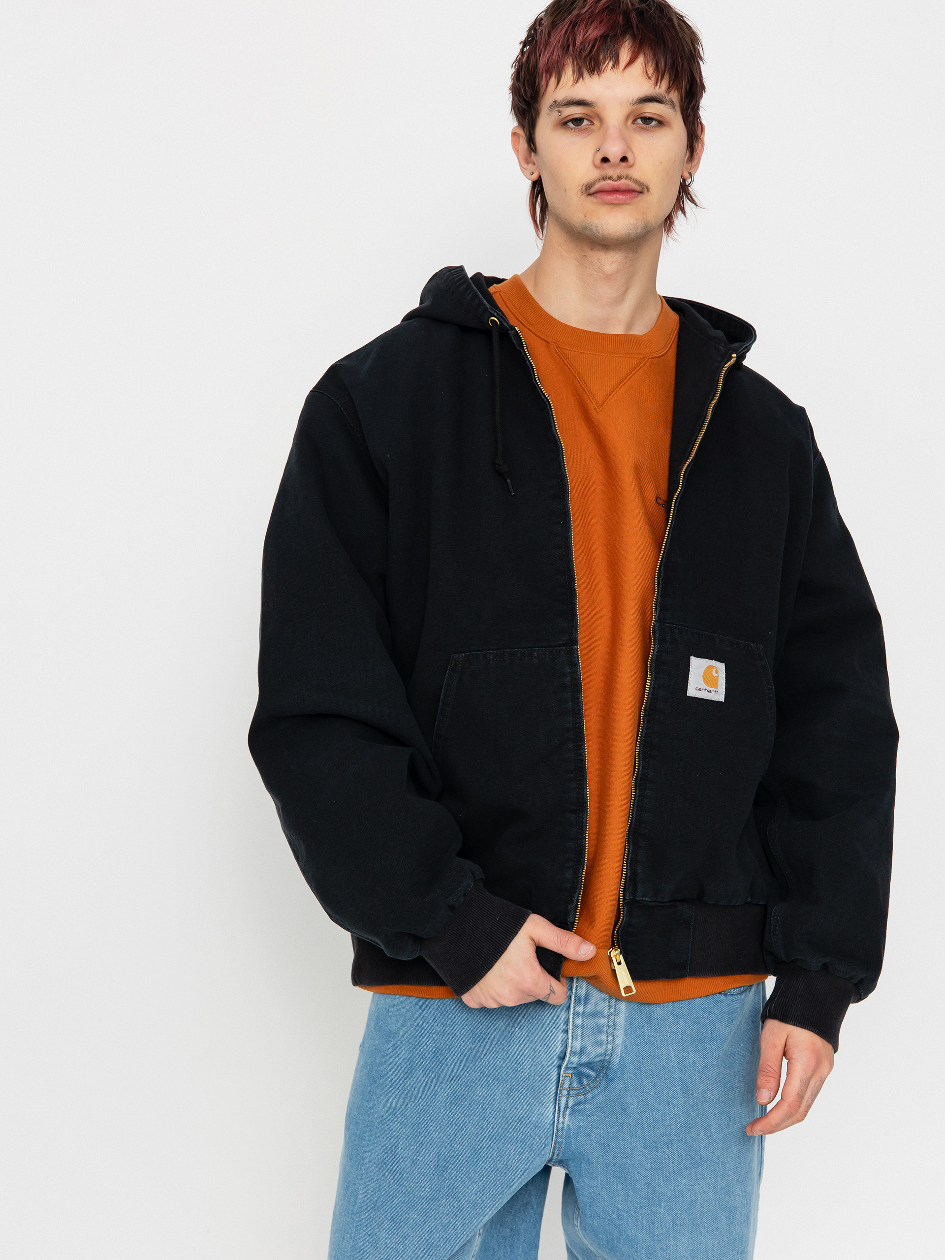 Wip Active Schwarze Carhartt Jacke Carhartt WIP OG Active Jacke