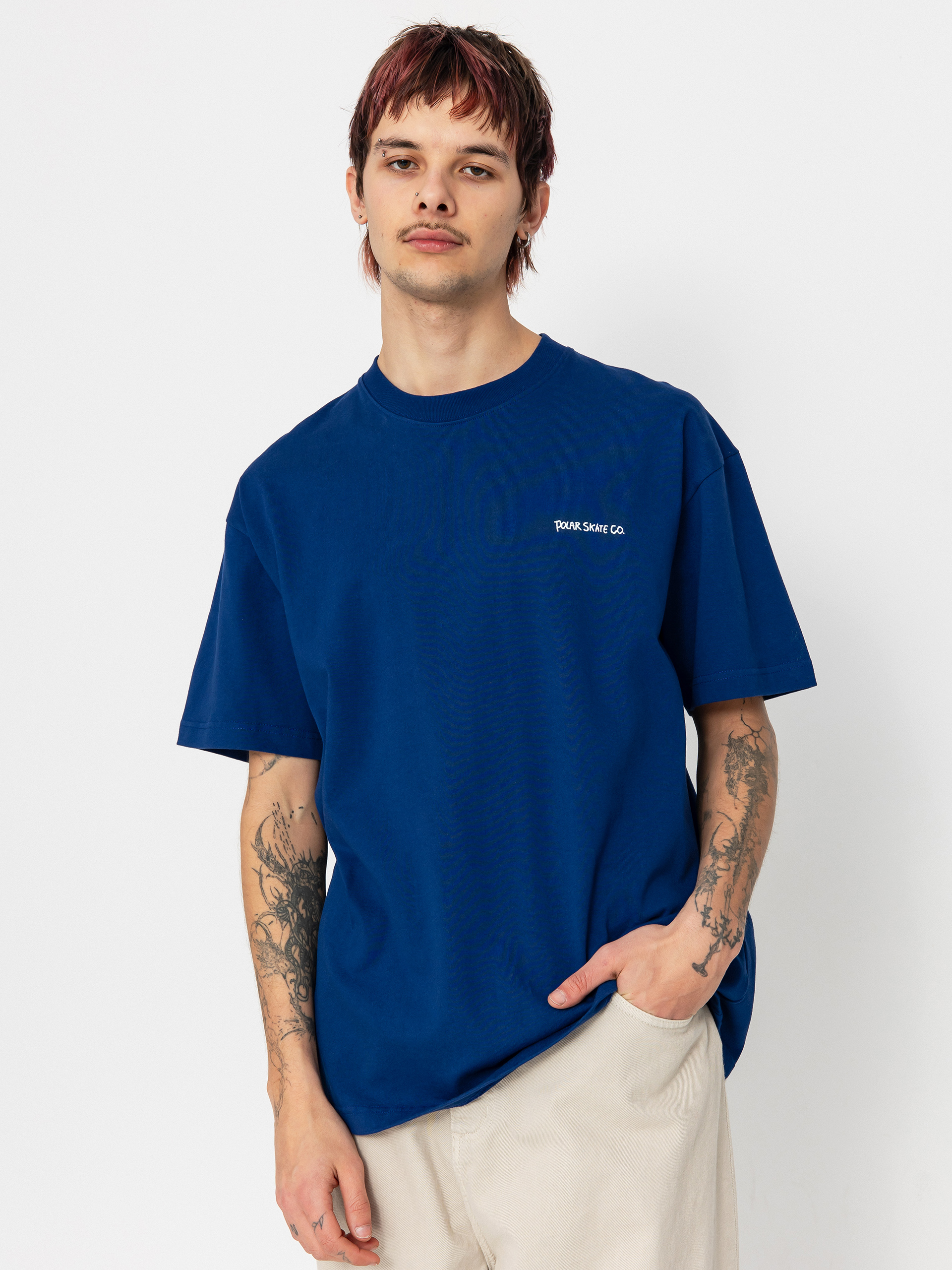 Polar Skate Life In a Bubble T-Shirt (deep royal blue)