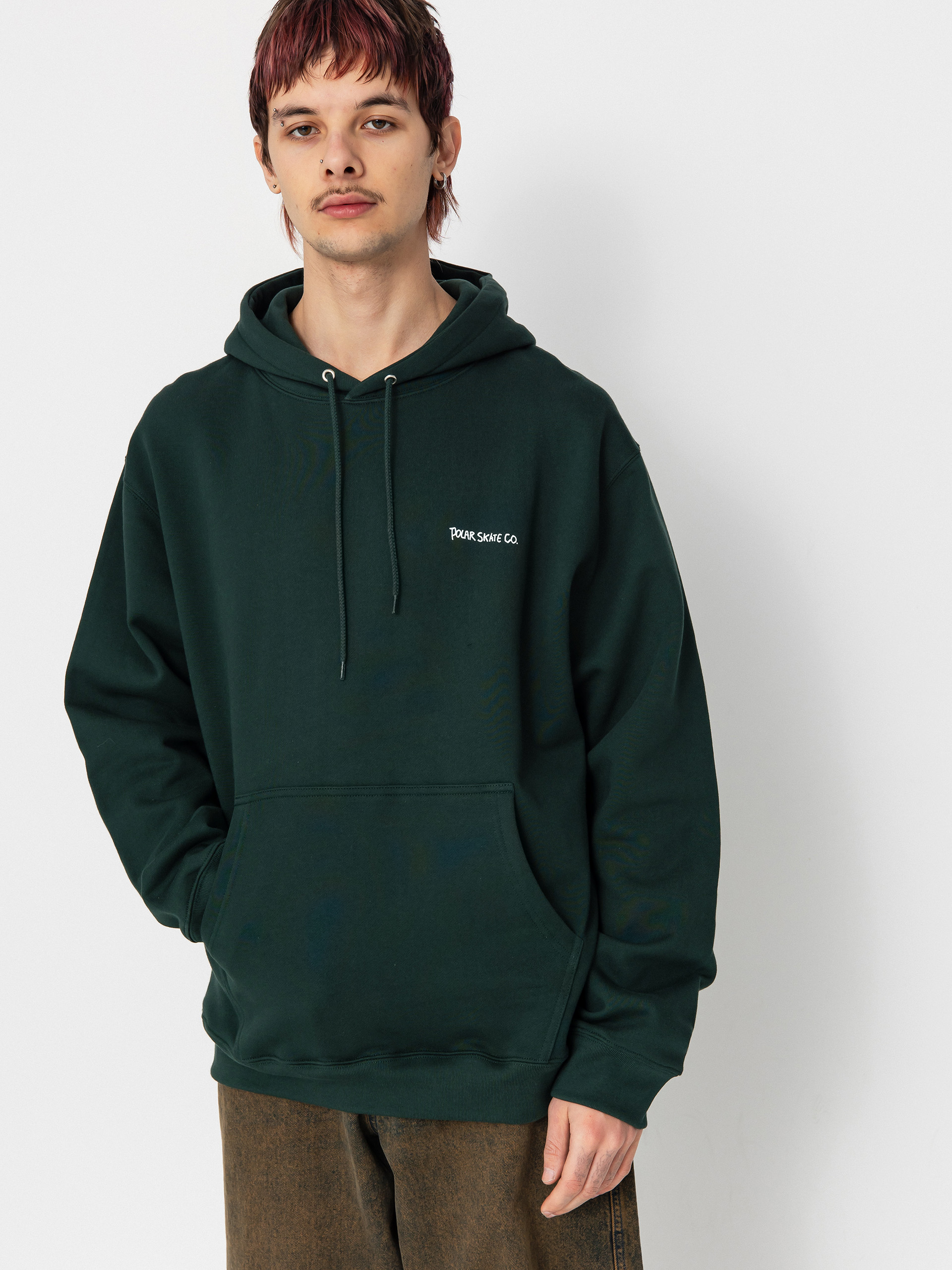 Polar Skate Dave Dual Living HD Hoodie (dark green)