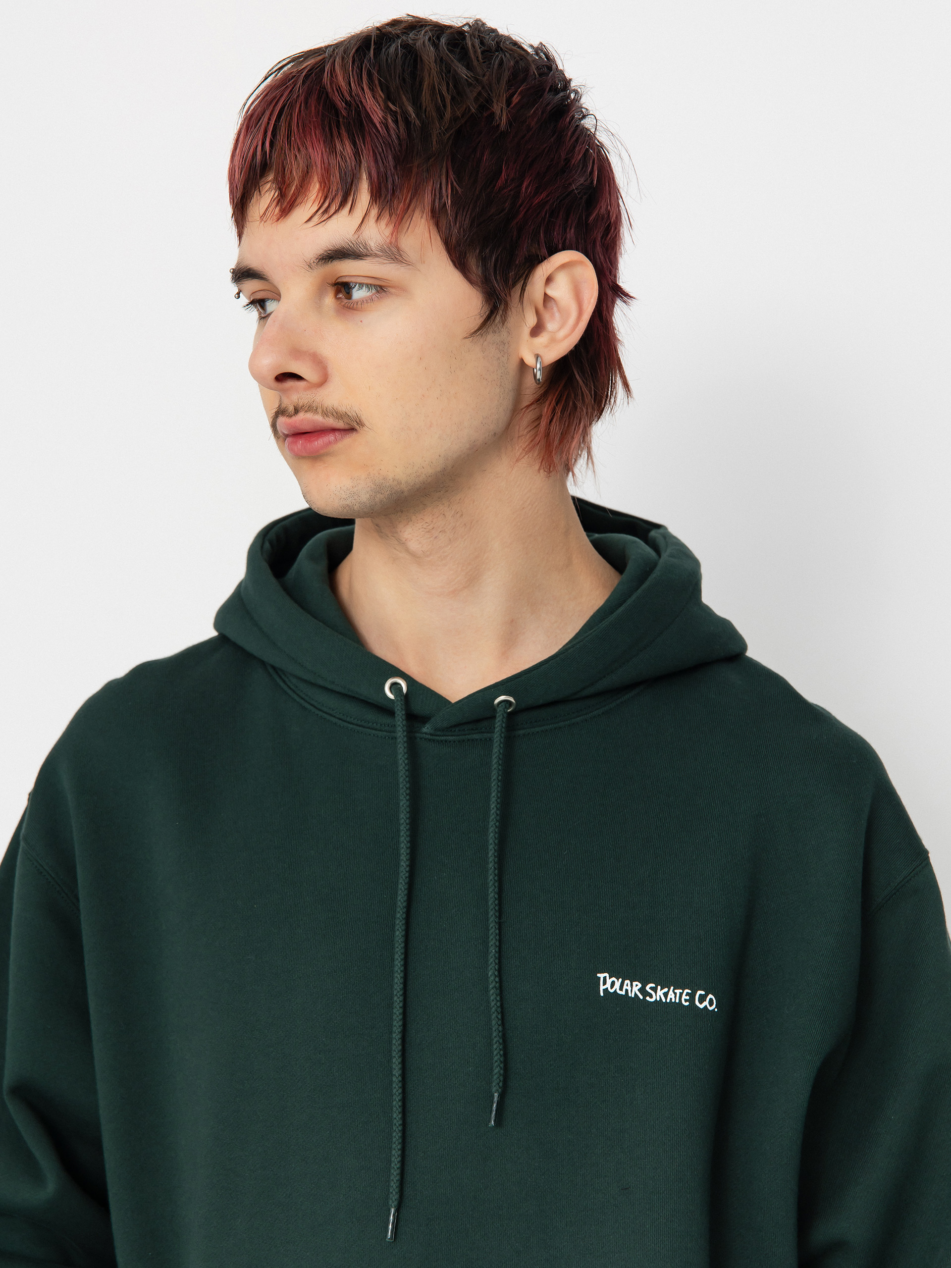 Polar Skate Dave Dual Living HD Hoodie (dark green)