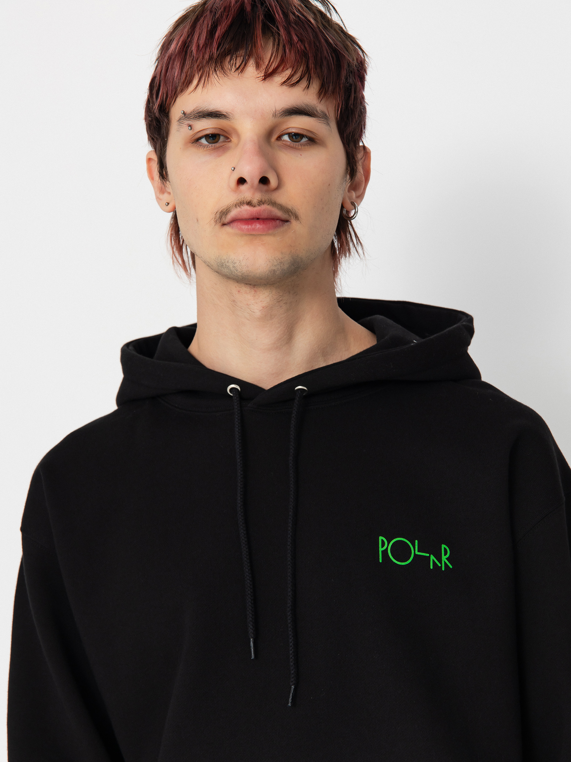 Polar Skate Dave Fill Logo Ourselves Collage HD Hoodie (black)