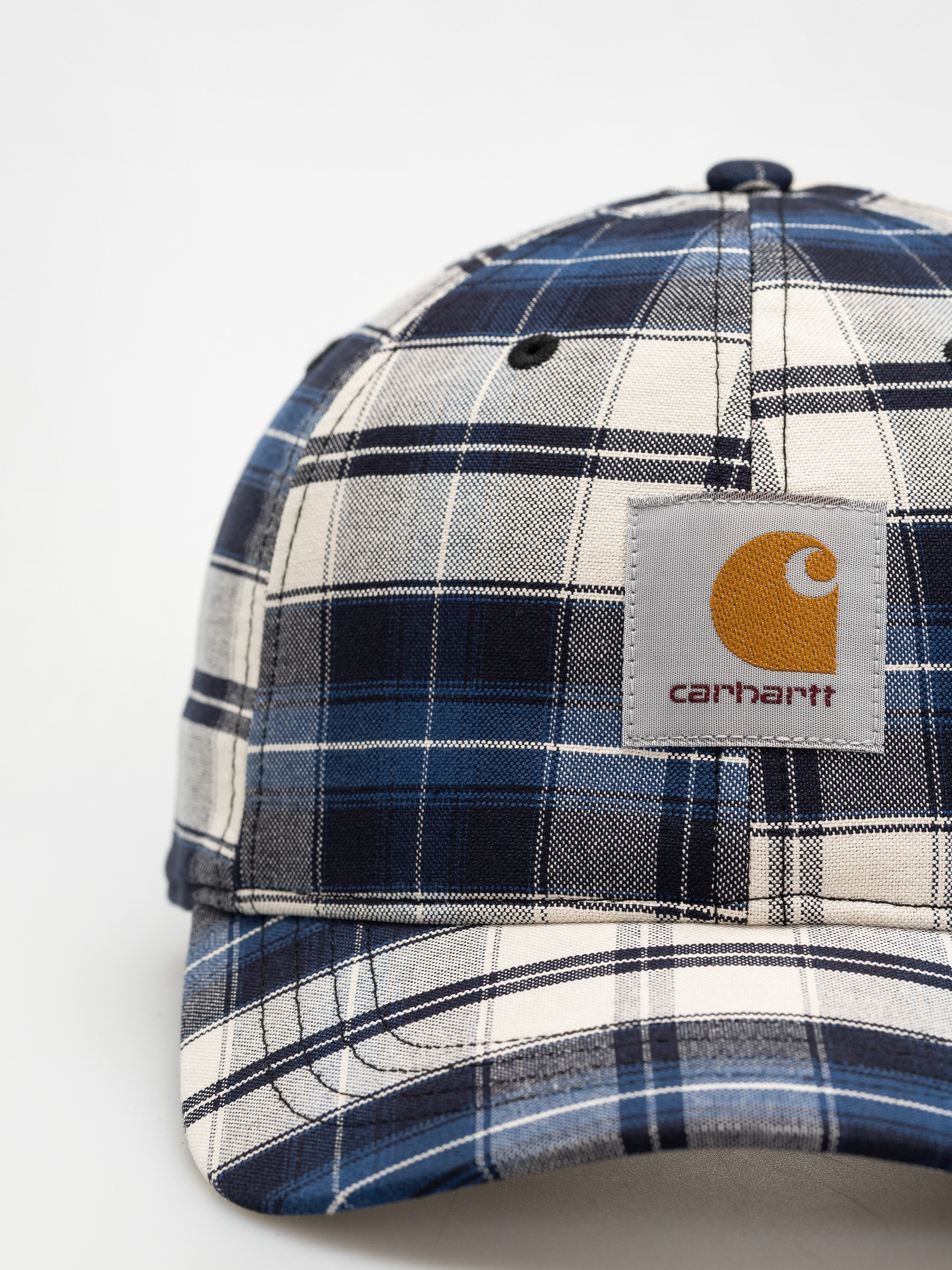 Carhartt WIP Tarbell Cap (tarbell check/dark navy/white)
