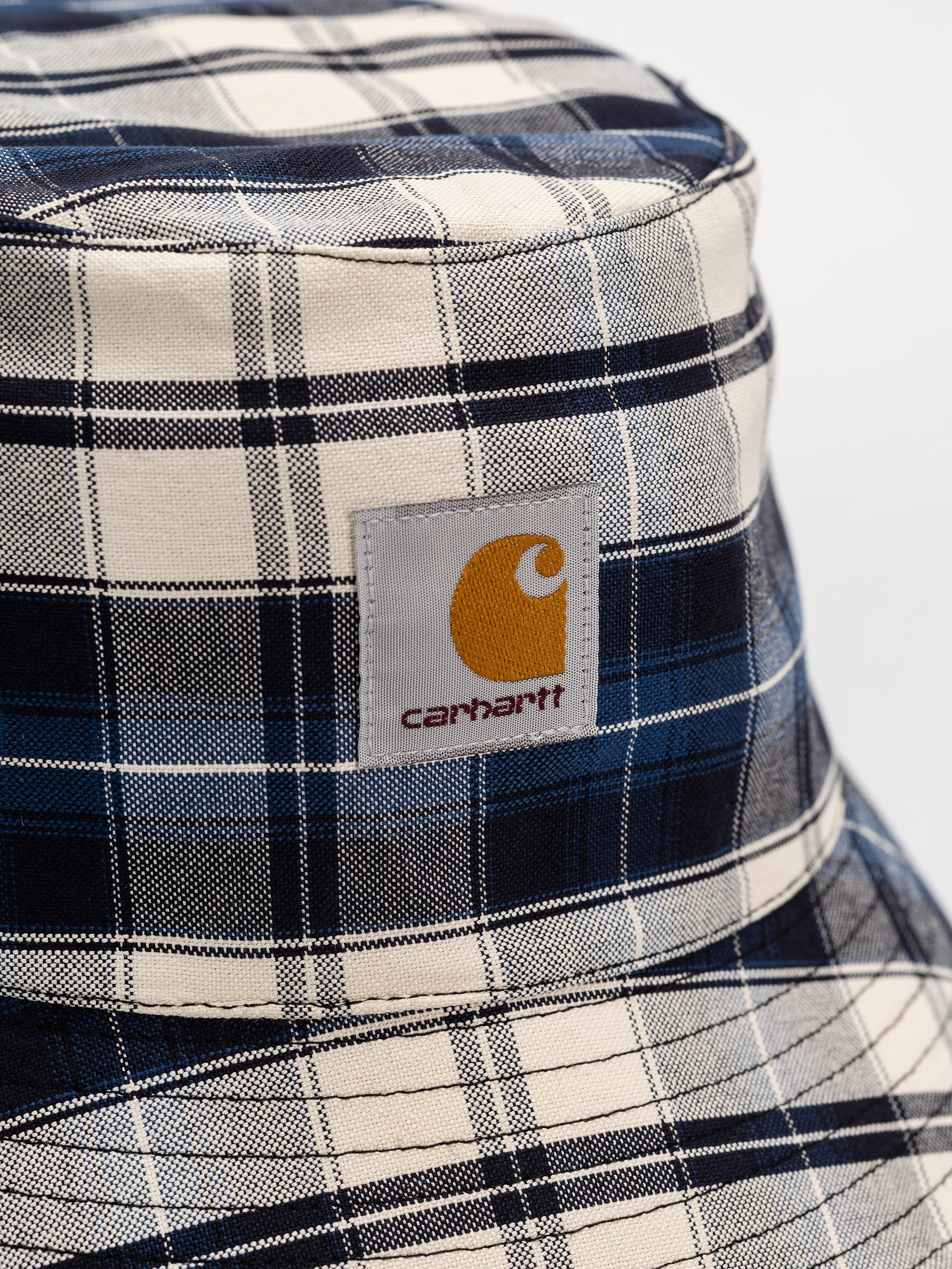 Carhartt WIP Tarbell Bucket Wmn Hat (tarbell check/dark navy/white)