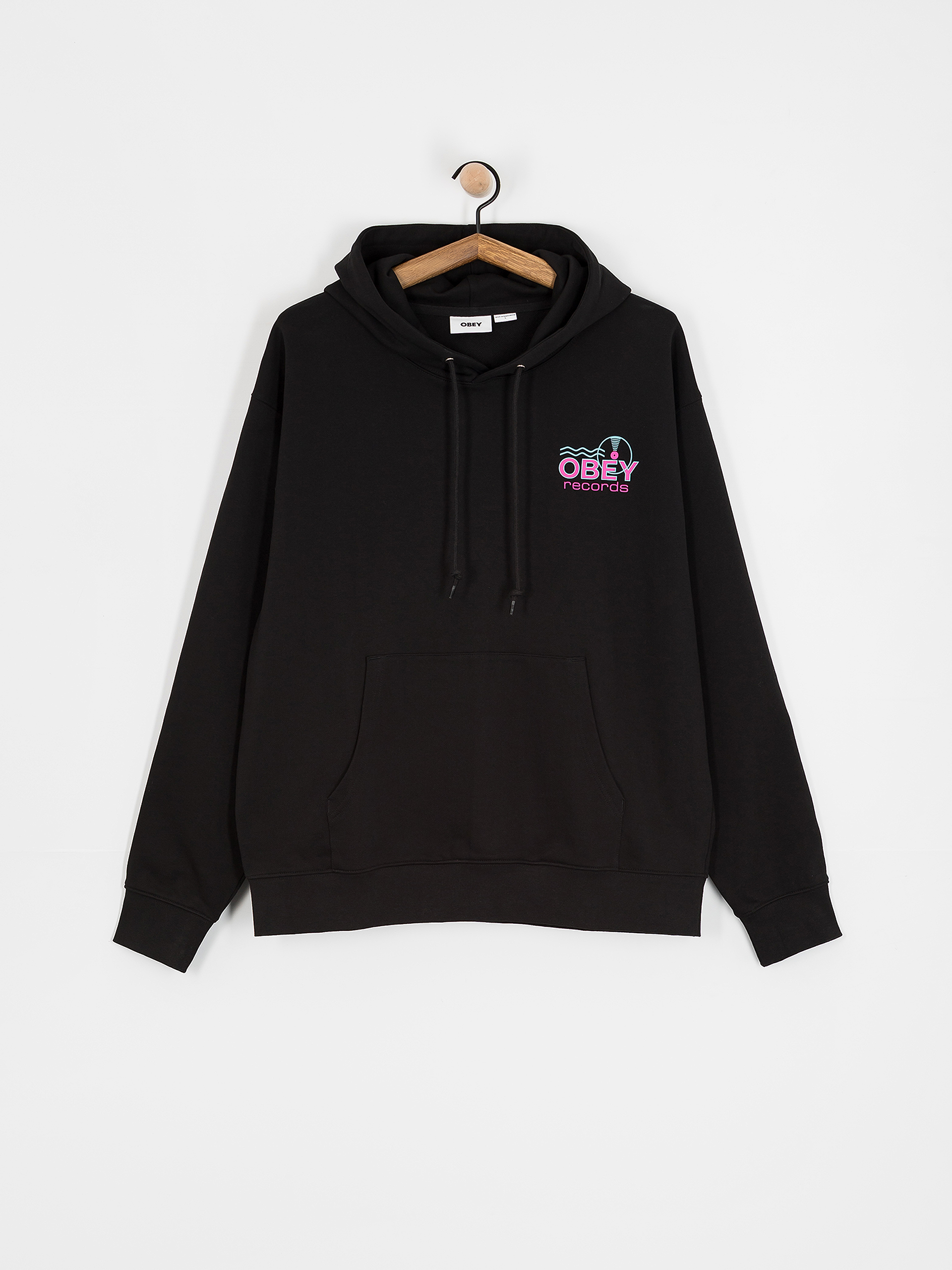 OBEY Records Sound Waves Sweatshirt (black)