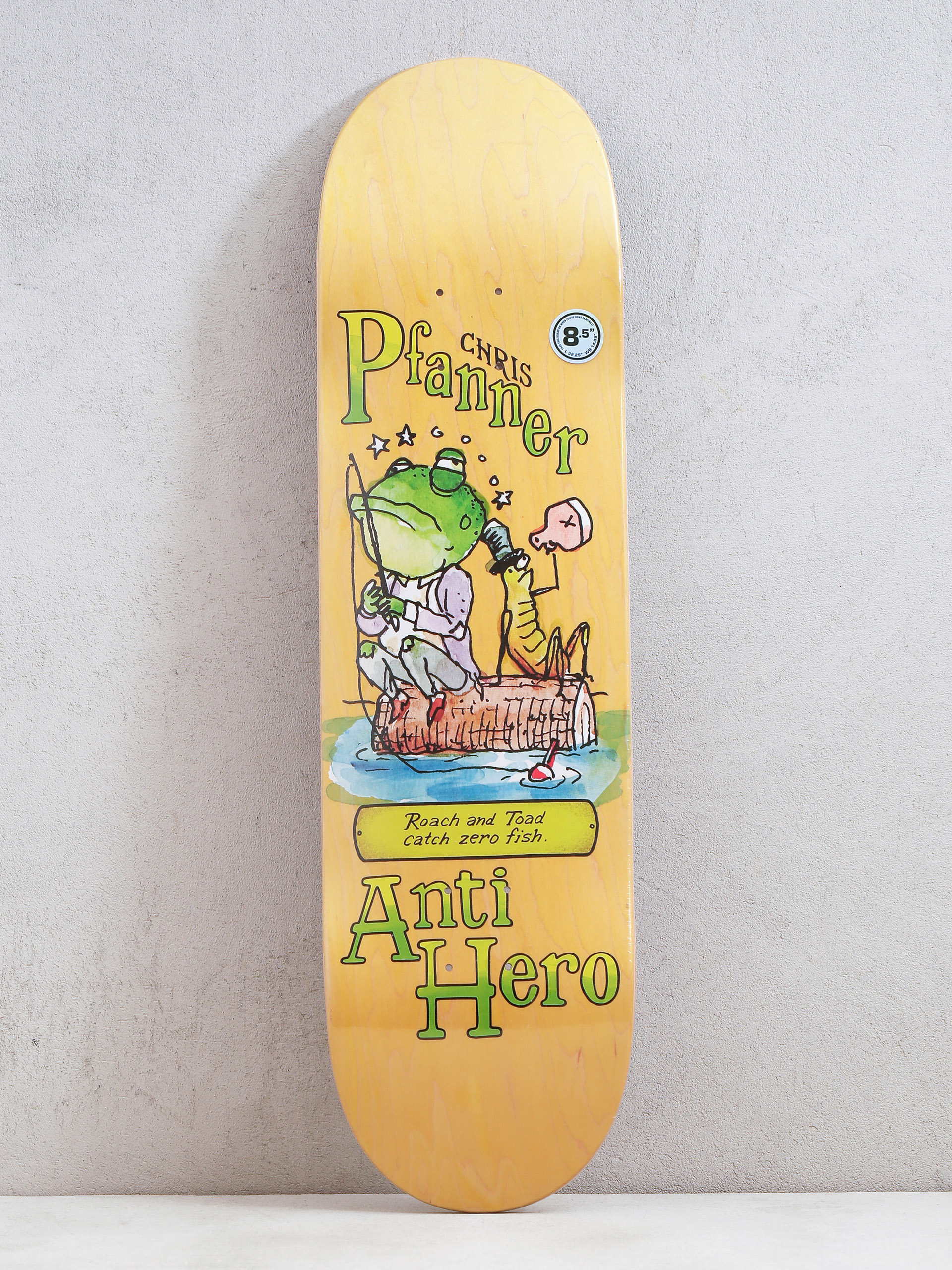 Antihero Pfanner Roach Toad Deck (yellow)