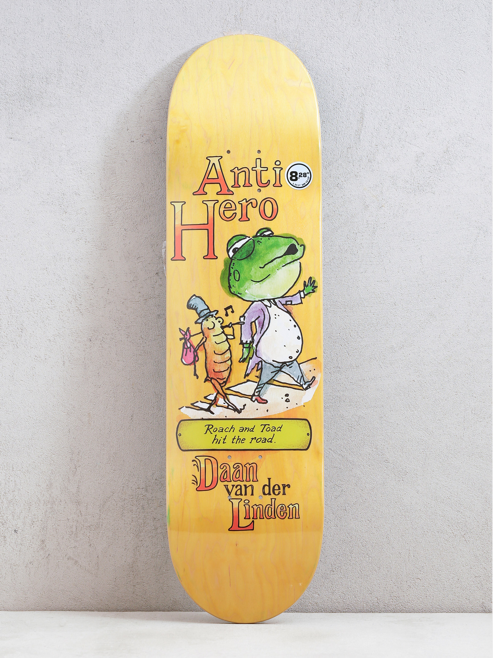 Antihero Daan Roach Toad Deck (yellow)