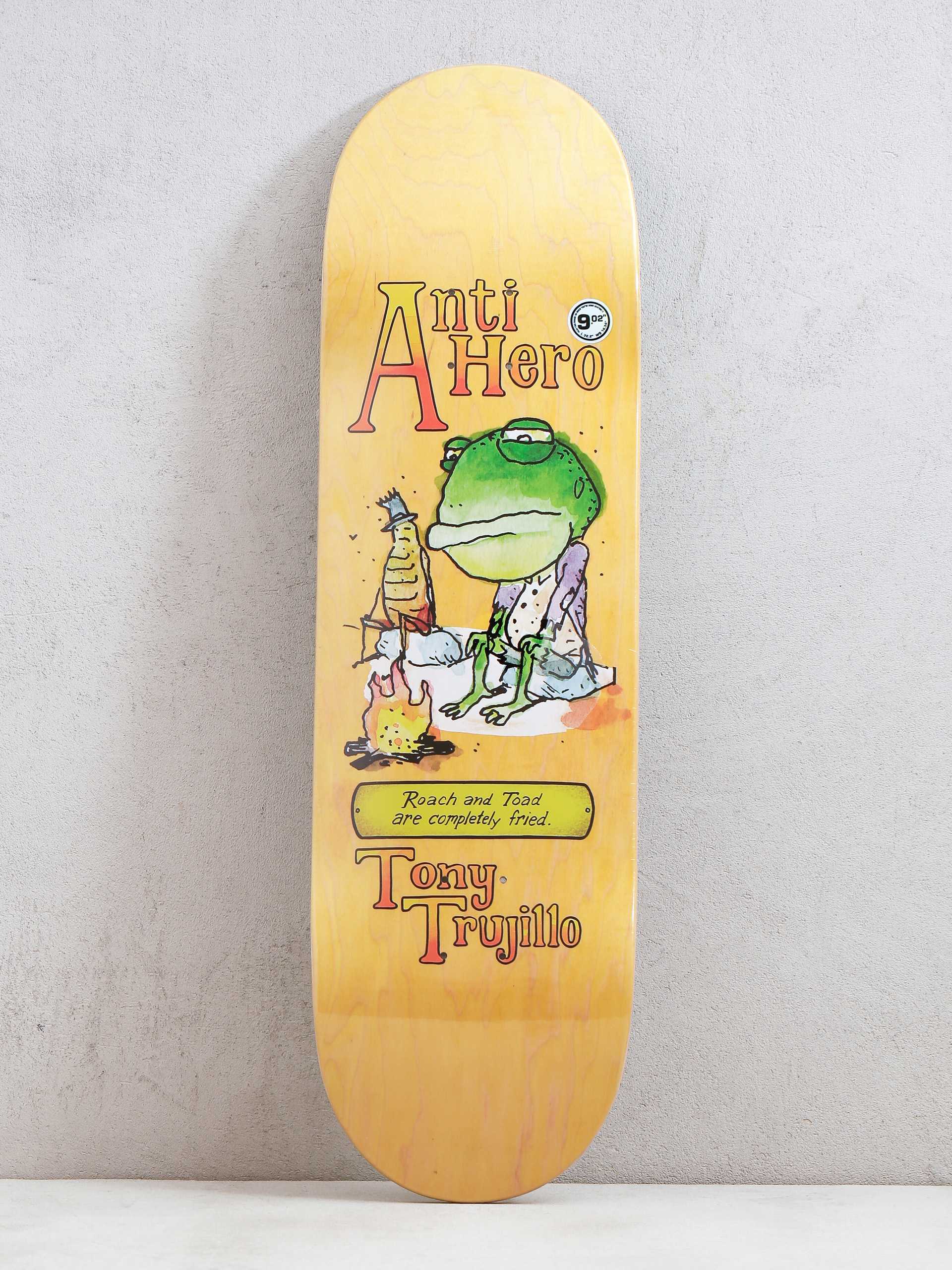 Antihero Trujillo Roach Toad Deck (yellow)