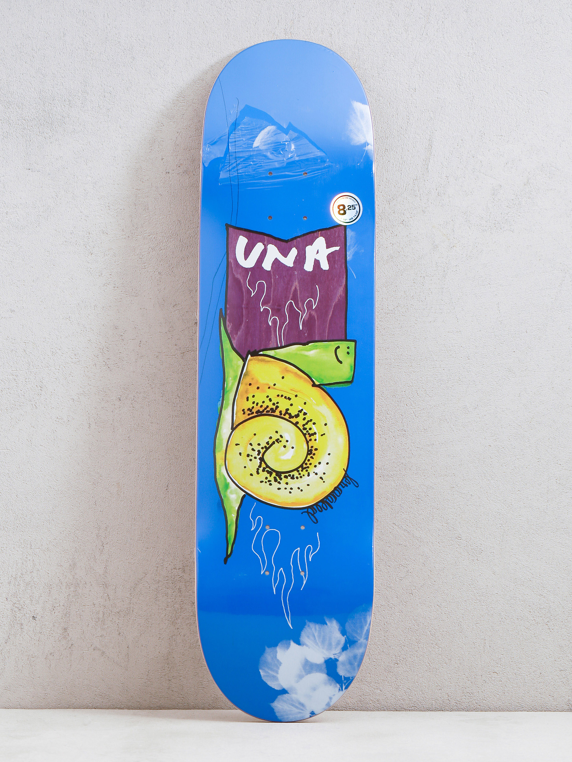 Krooked Una Flame Snail Deck (blue)