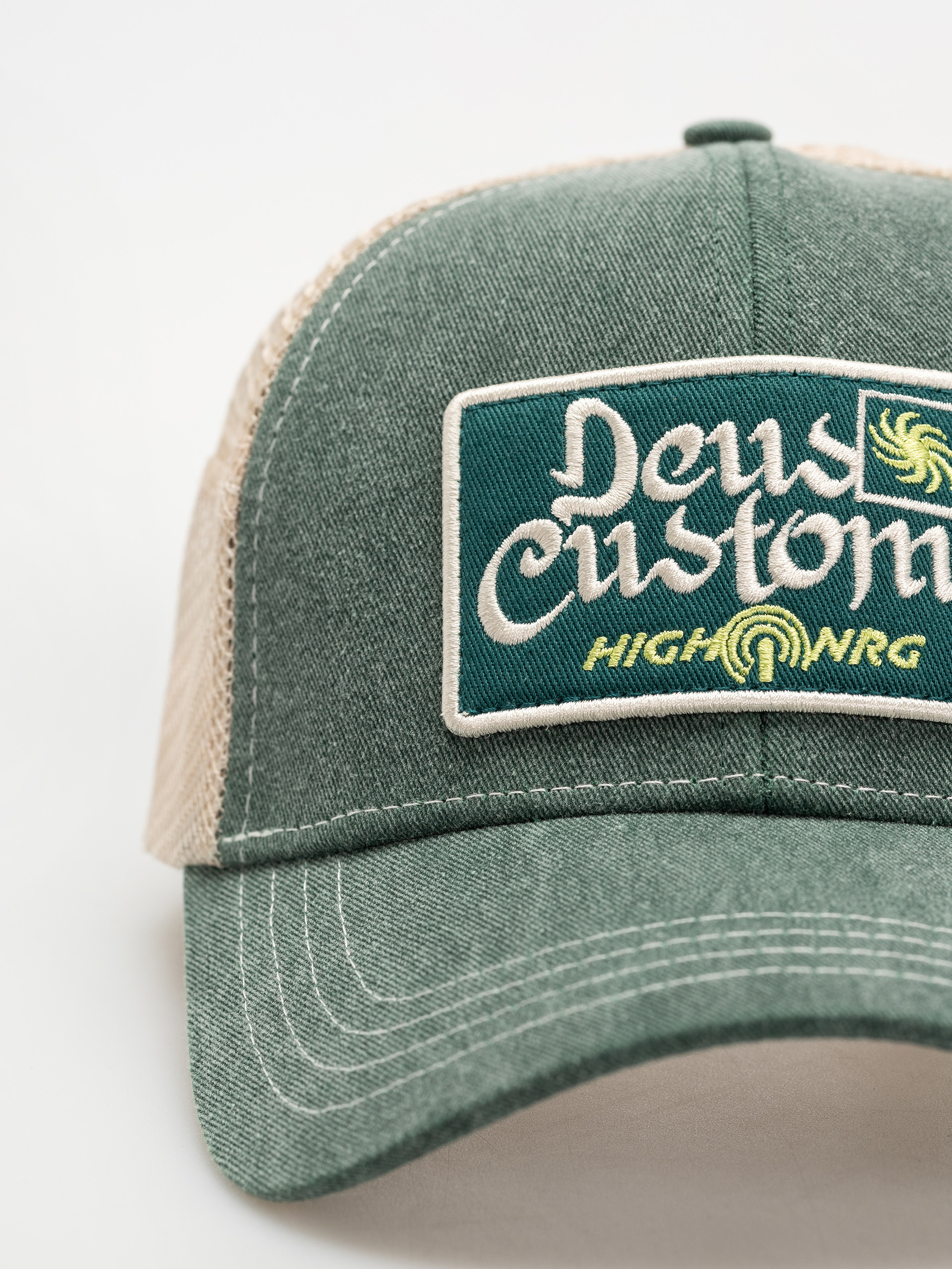 Deus Ex Machina Open Head Trucker Cap - green (bayberry)