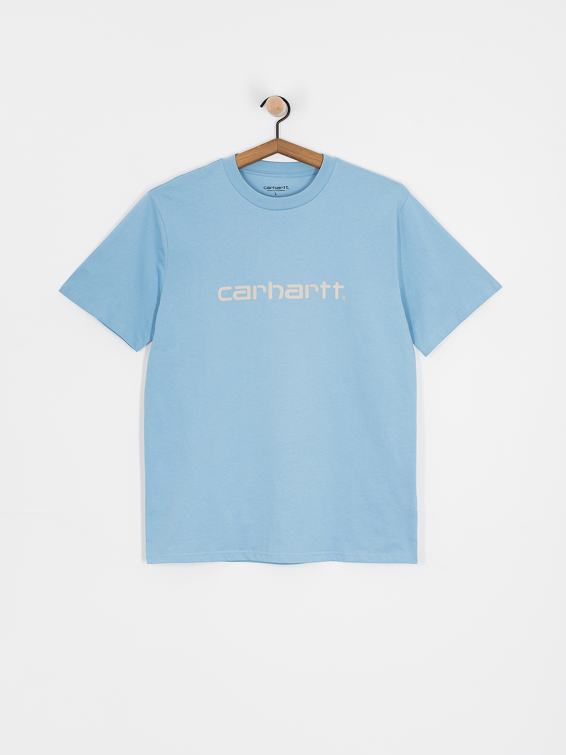 Carhartt WIP Script T-Shirt (bluebird/fleur de sel)