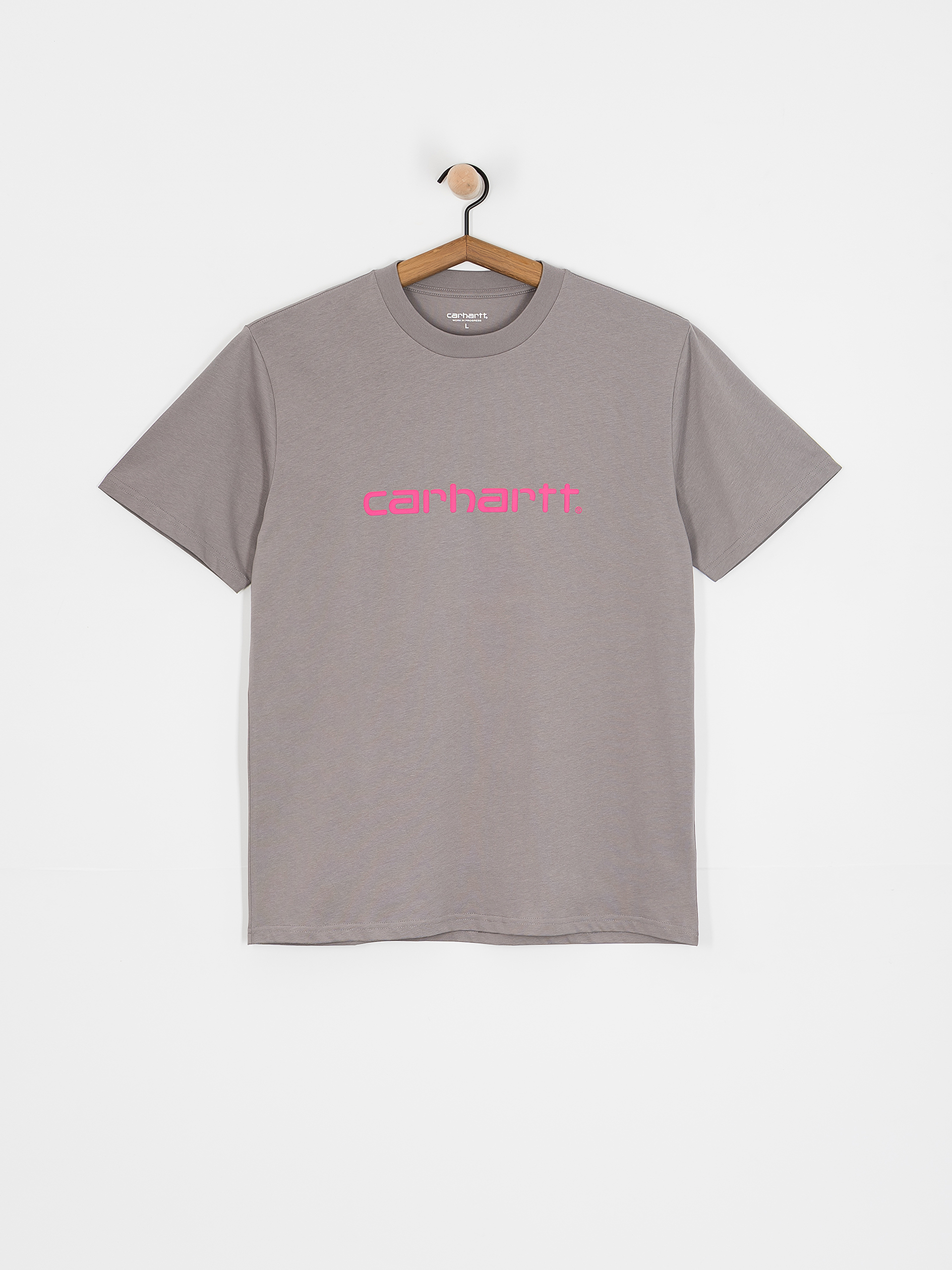 Carhartt Wip Script T Shirt Grey Yosemitedisco 