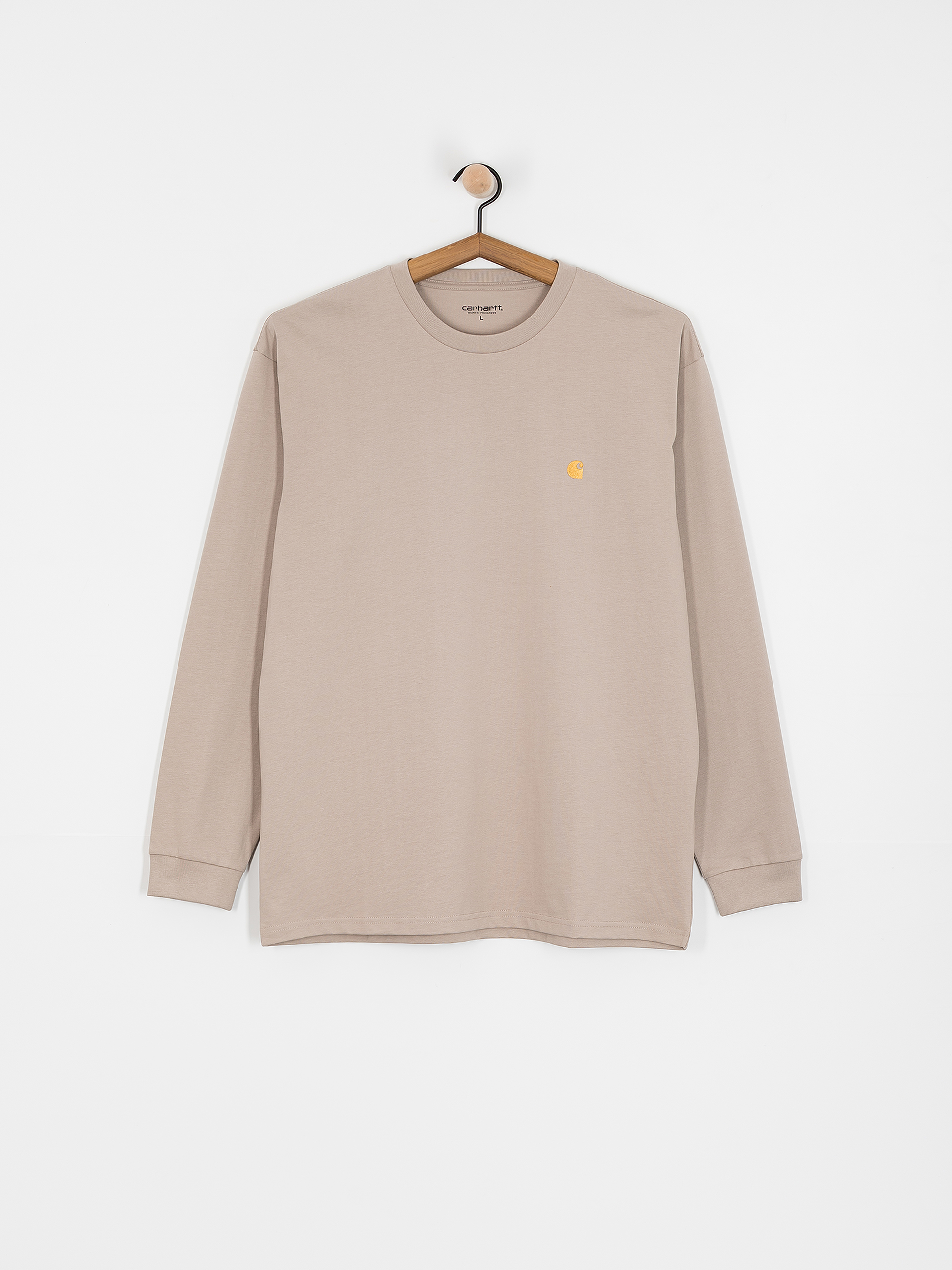 Carhartt WIP Chase Longsleeve (dusky beige/gold)