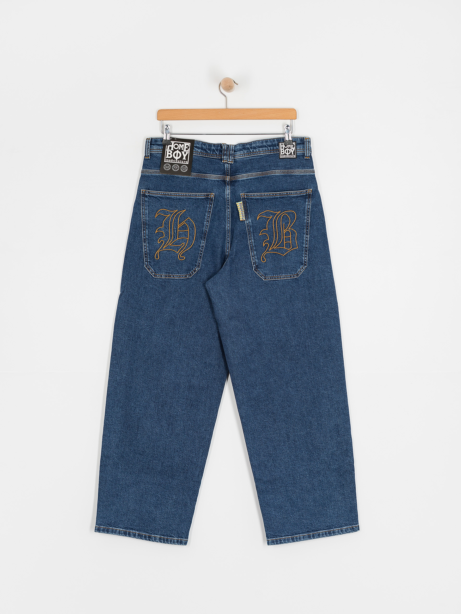 Homeboy X Tra Monster Gothic Denim Pants (washed blue)