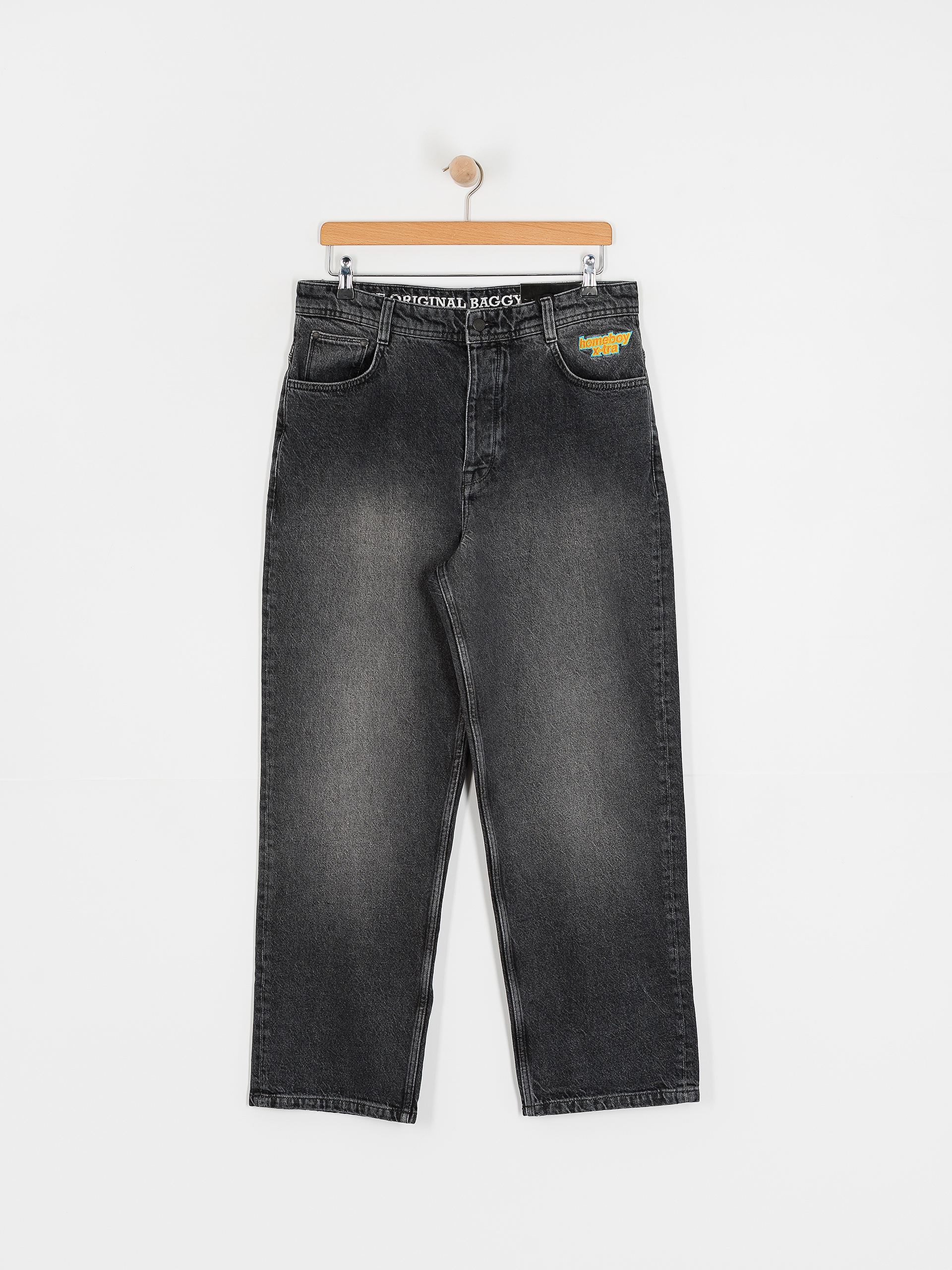 Homeboy X Tra Baggy Vintage Denim Hose (vintage black)