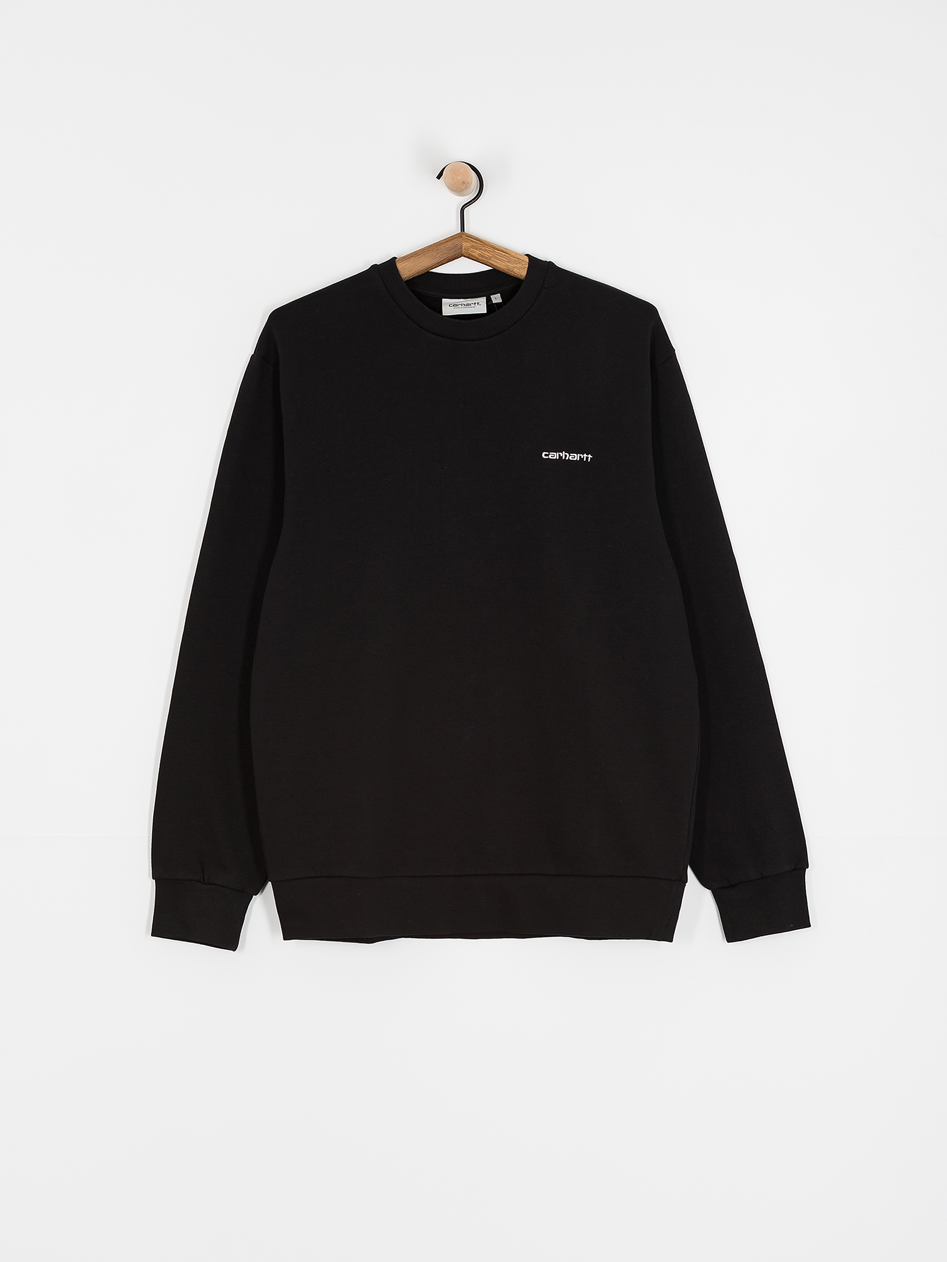 Carhartt WIP Script Embroidery Sweatshirt (black/white)