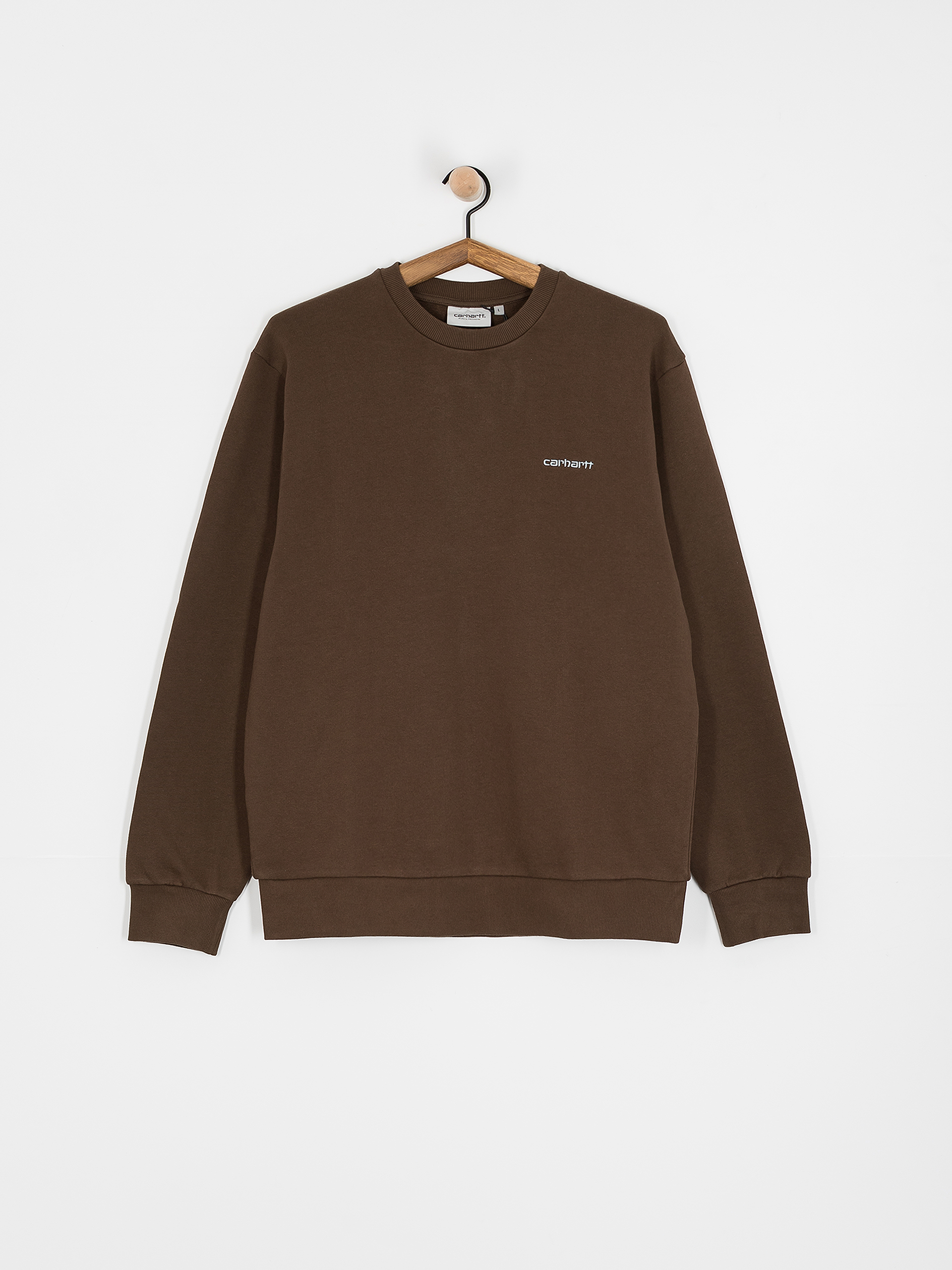 Carhartt WIP Script Embroidery Sweatshirt (liberica/air sky)