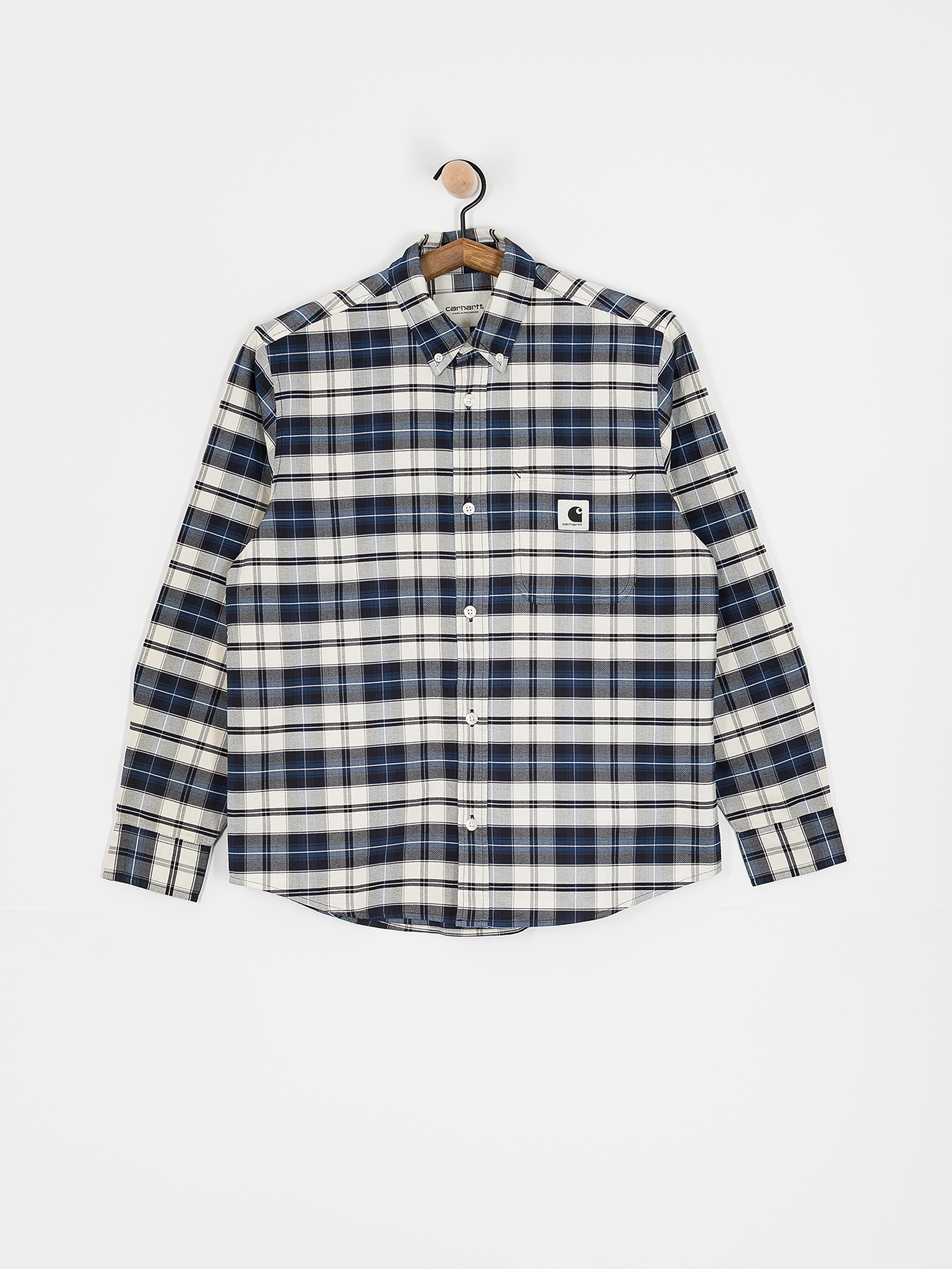 Carhartt WIP Tarbell Wmn Shirt (tarbell check/dark navy/white)