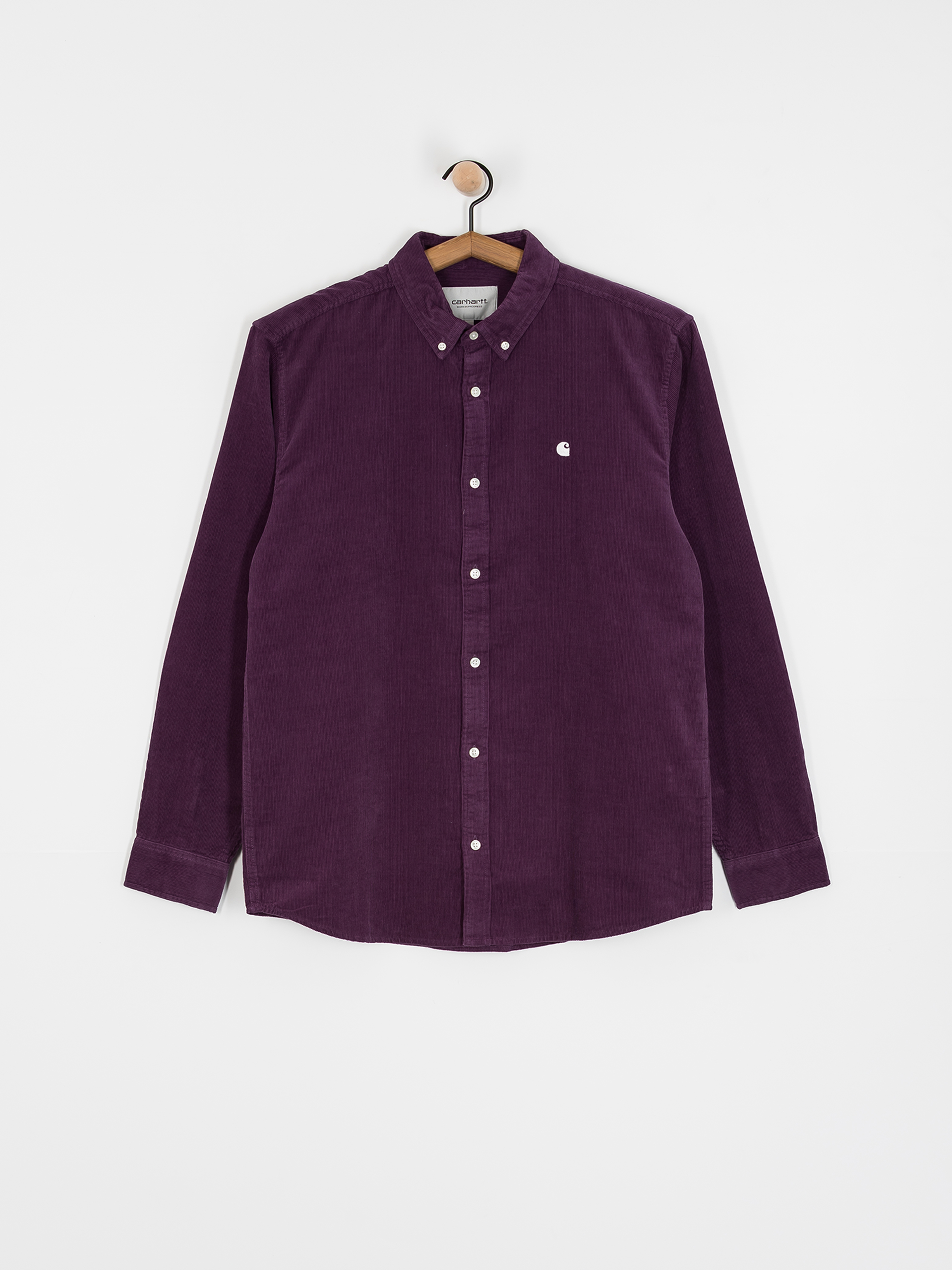 Carhartt WIP Madison Fine Cord Hemd (huckleberry/wax)