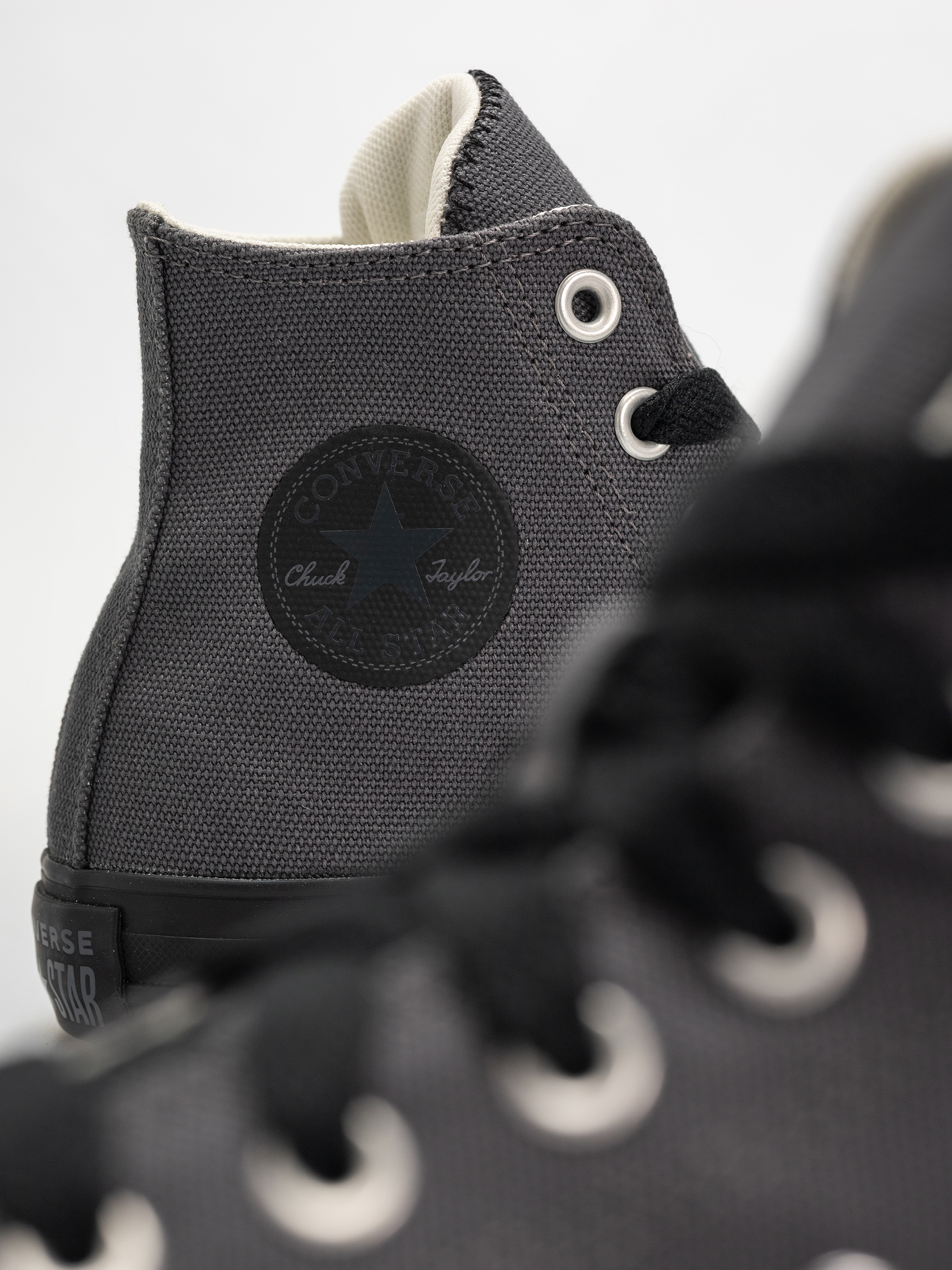 Converse Chuck Taylor All Star Hi Chucks (dark matter/black/black)