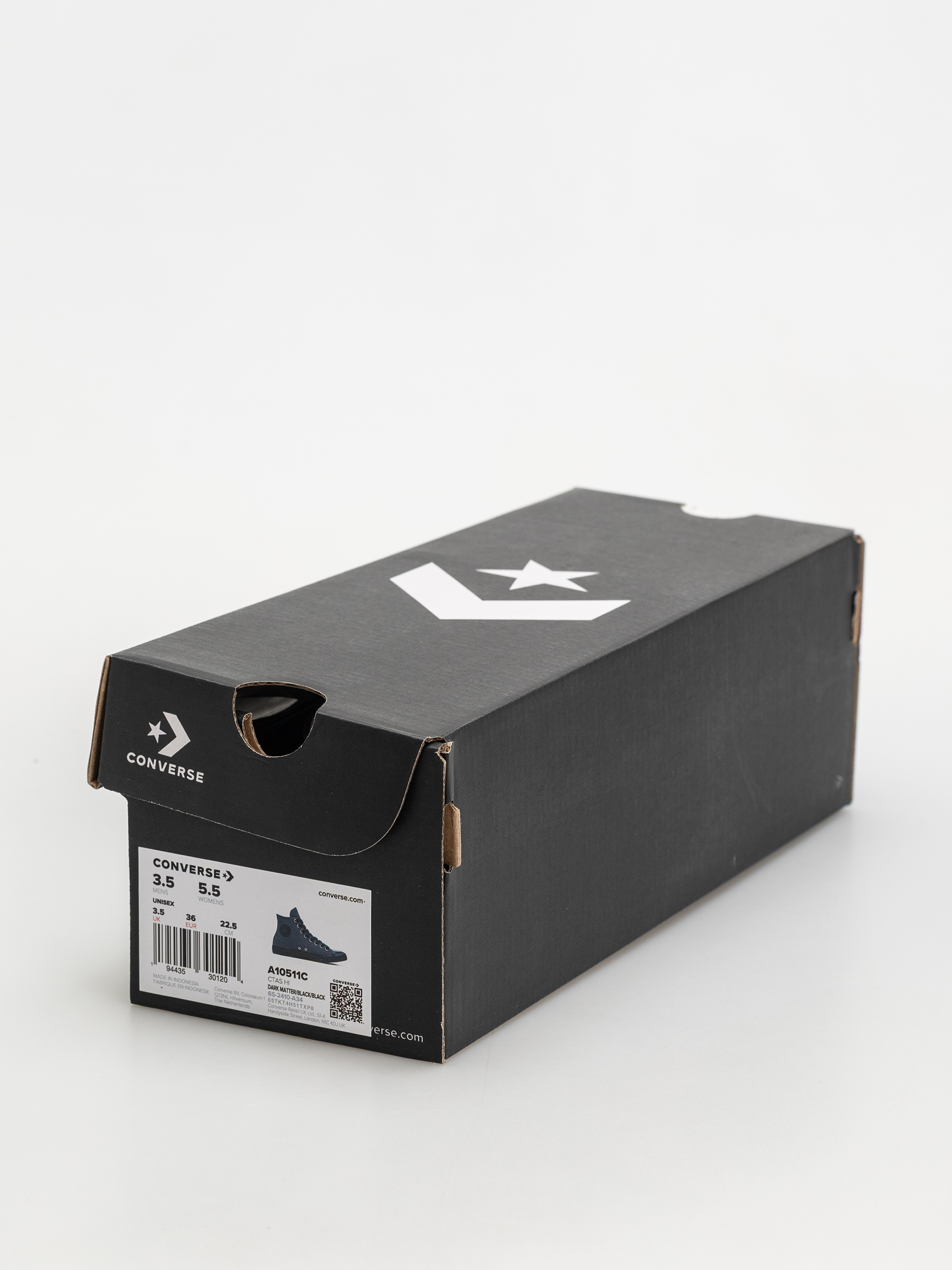 Converse Chuck Taylor All Star Hi Chucks (dark matter/black/black)