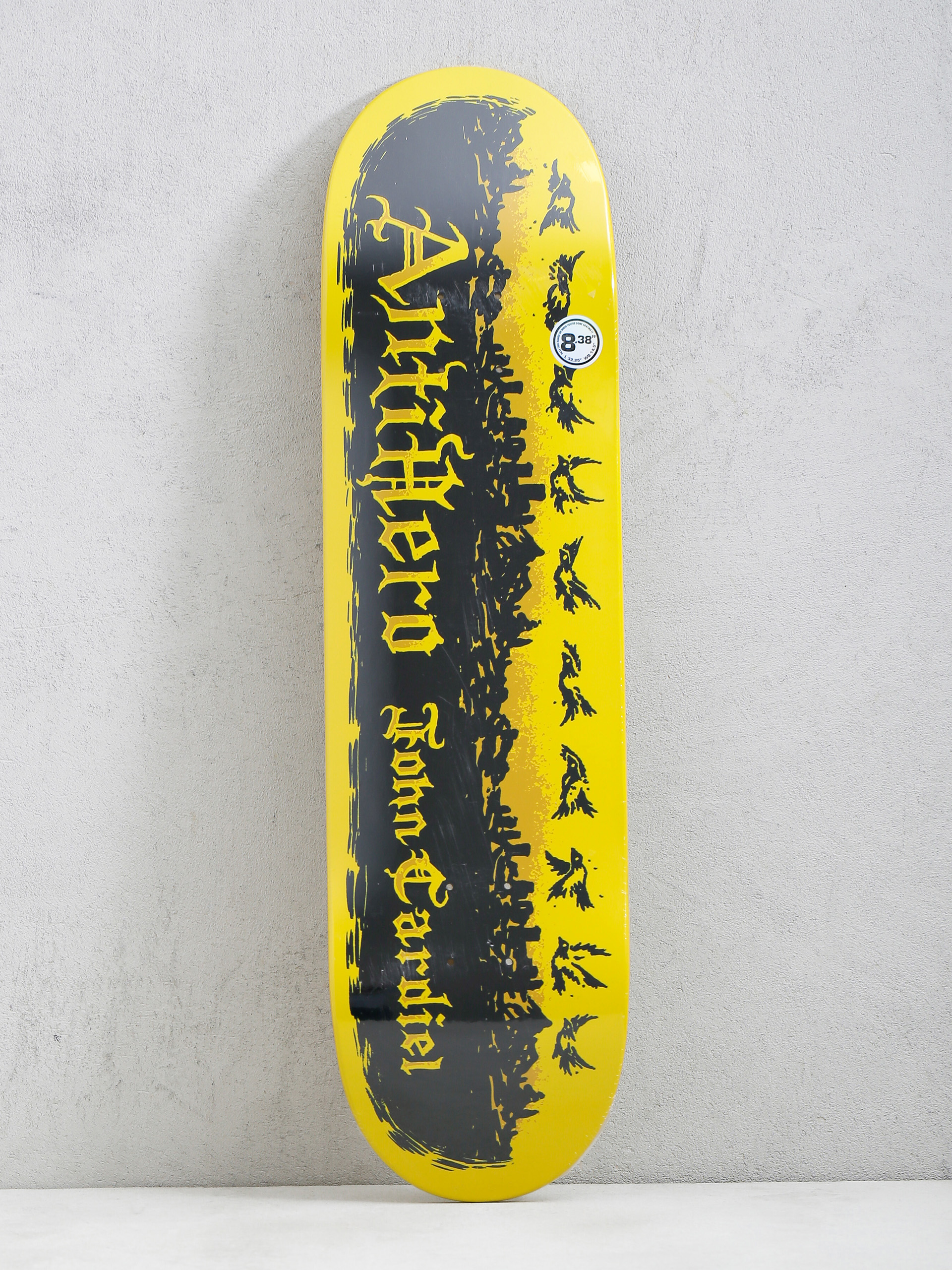 Antihero Cardiel Pigeon Mtn Deck (yellow/black)