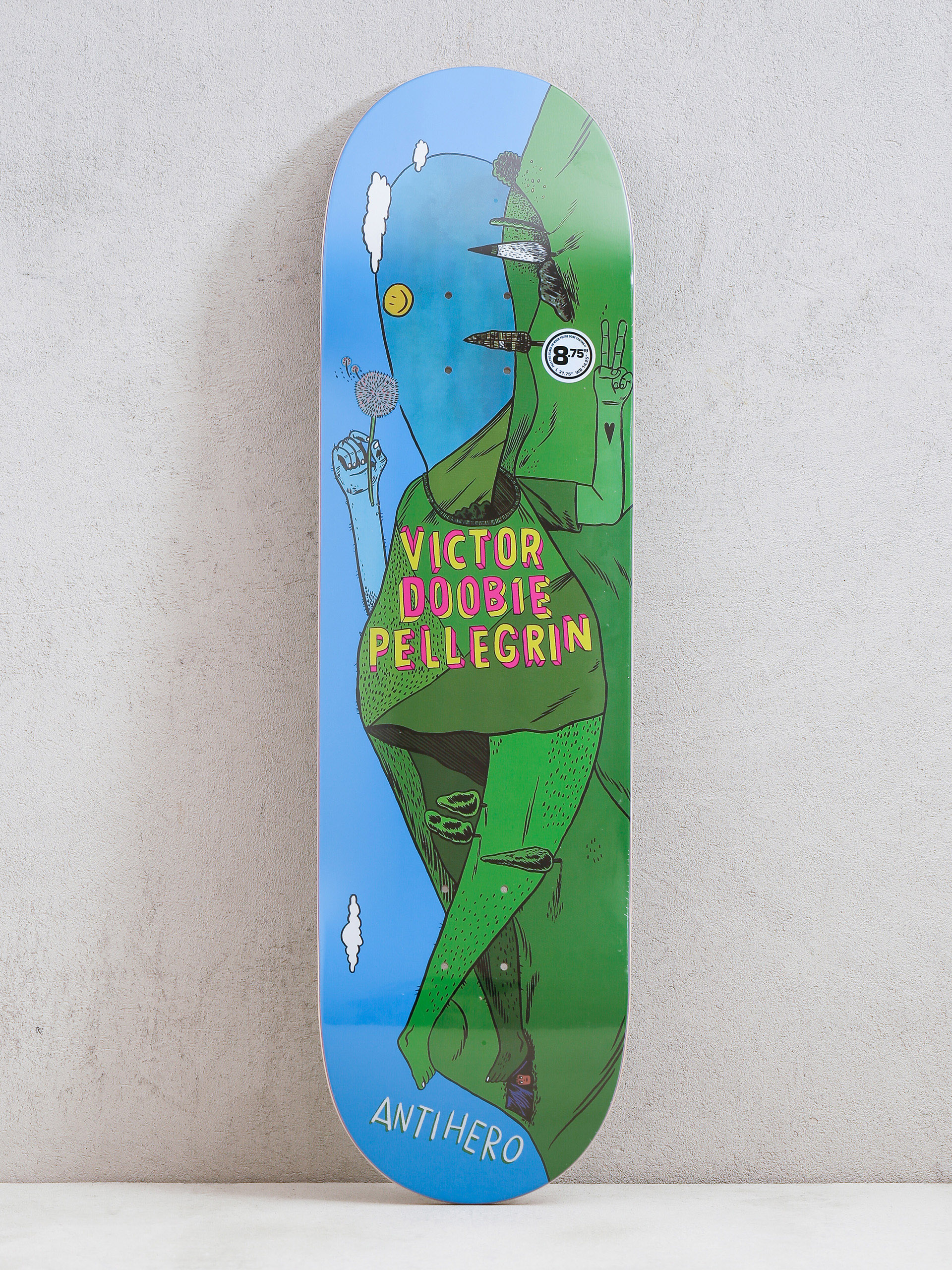 Antihero Doobie Some Legs Deck (blue/green)