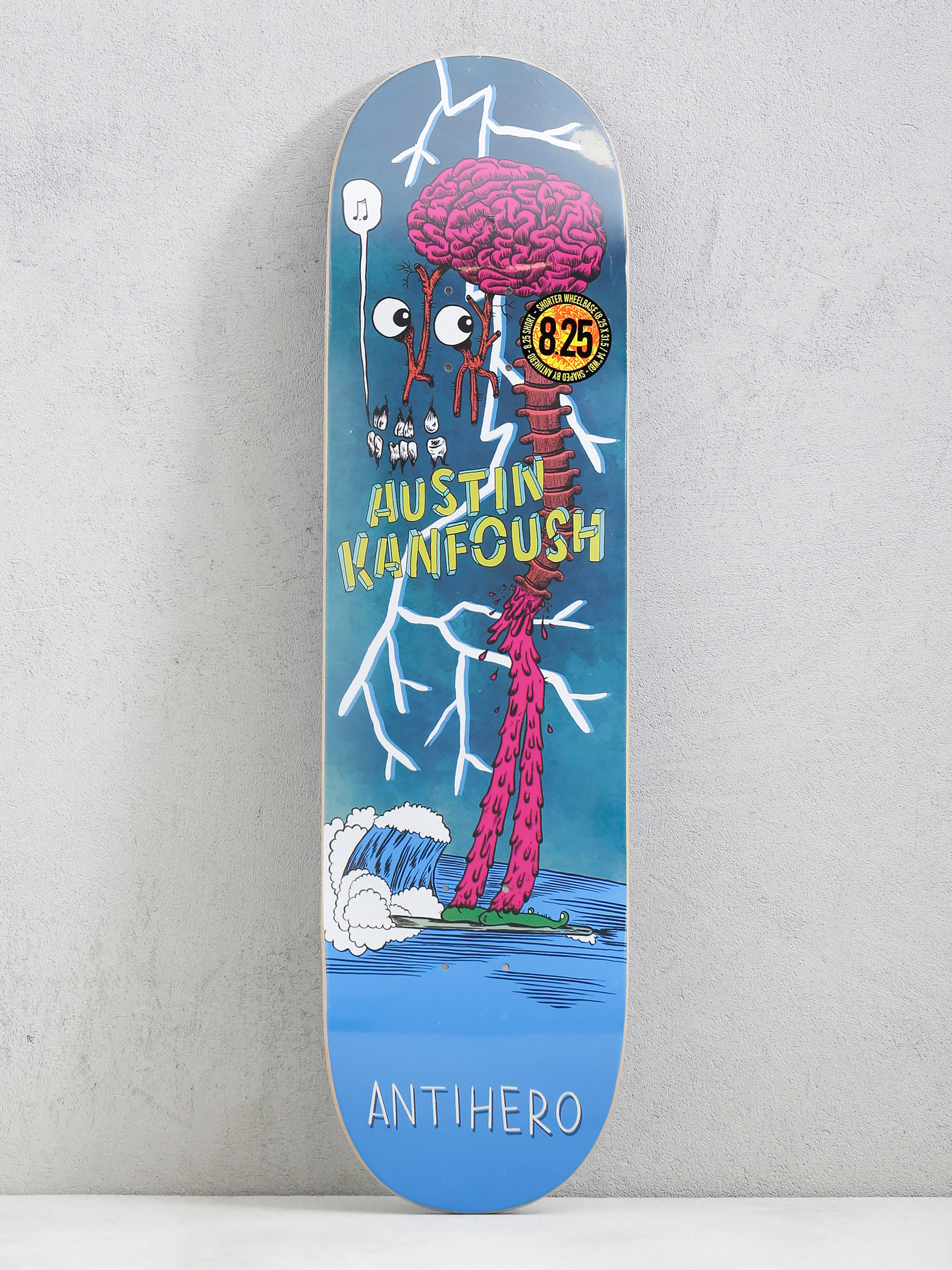 Antihero Kanfoush Some Leg Deck (teal/blue)